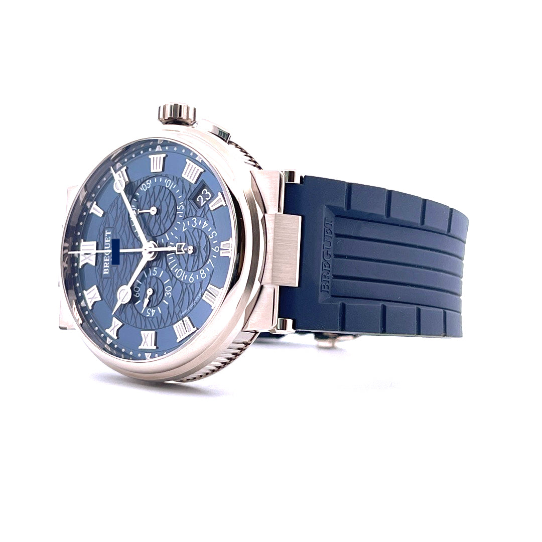 Breguet - Marine Chronograph 18ct weißgold - Juwelier Spliedt - [product_ Artikelnummer]
