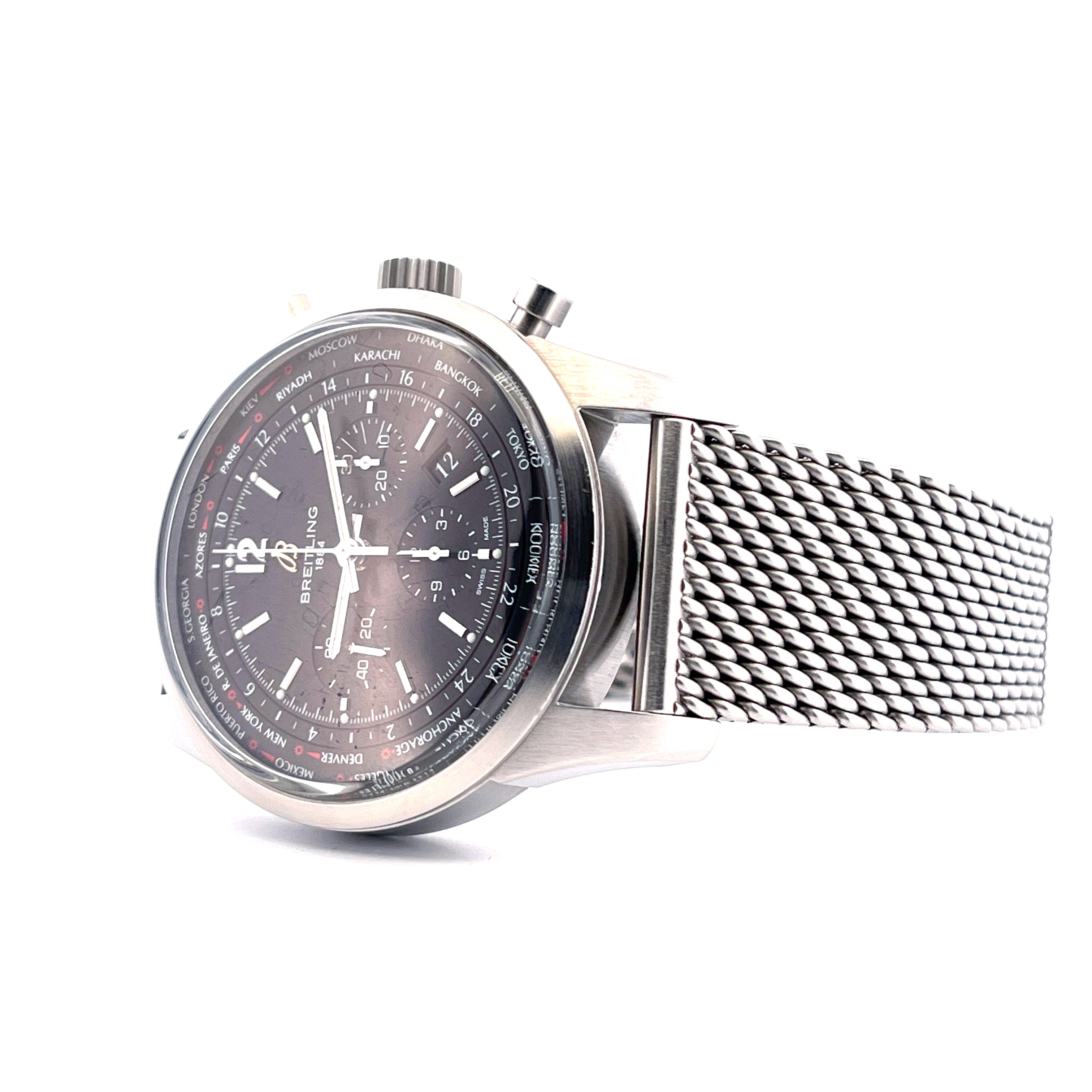 Transocean Unitime Pilot Balck Dial / Box and Paper / Germany / very good Condition / 2015