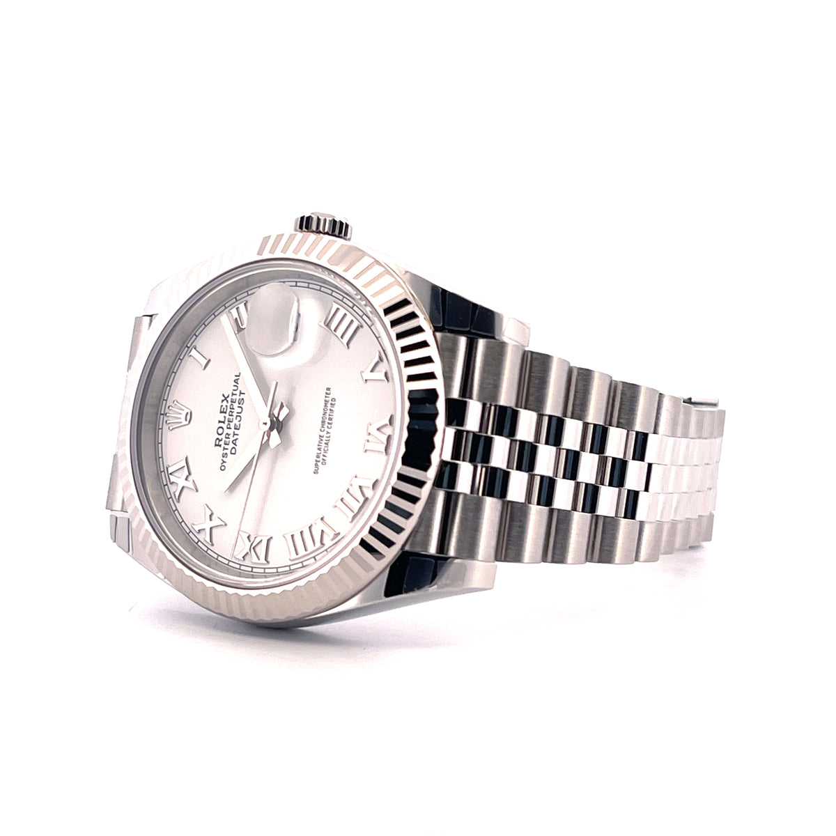 Datejust 41 White Dial Roman / Jubilee / Full Set + Invocie / Unworn / 2022