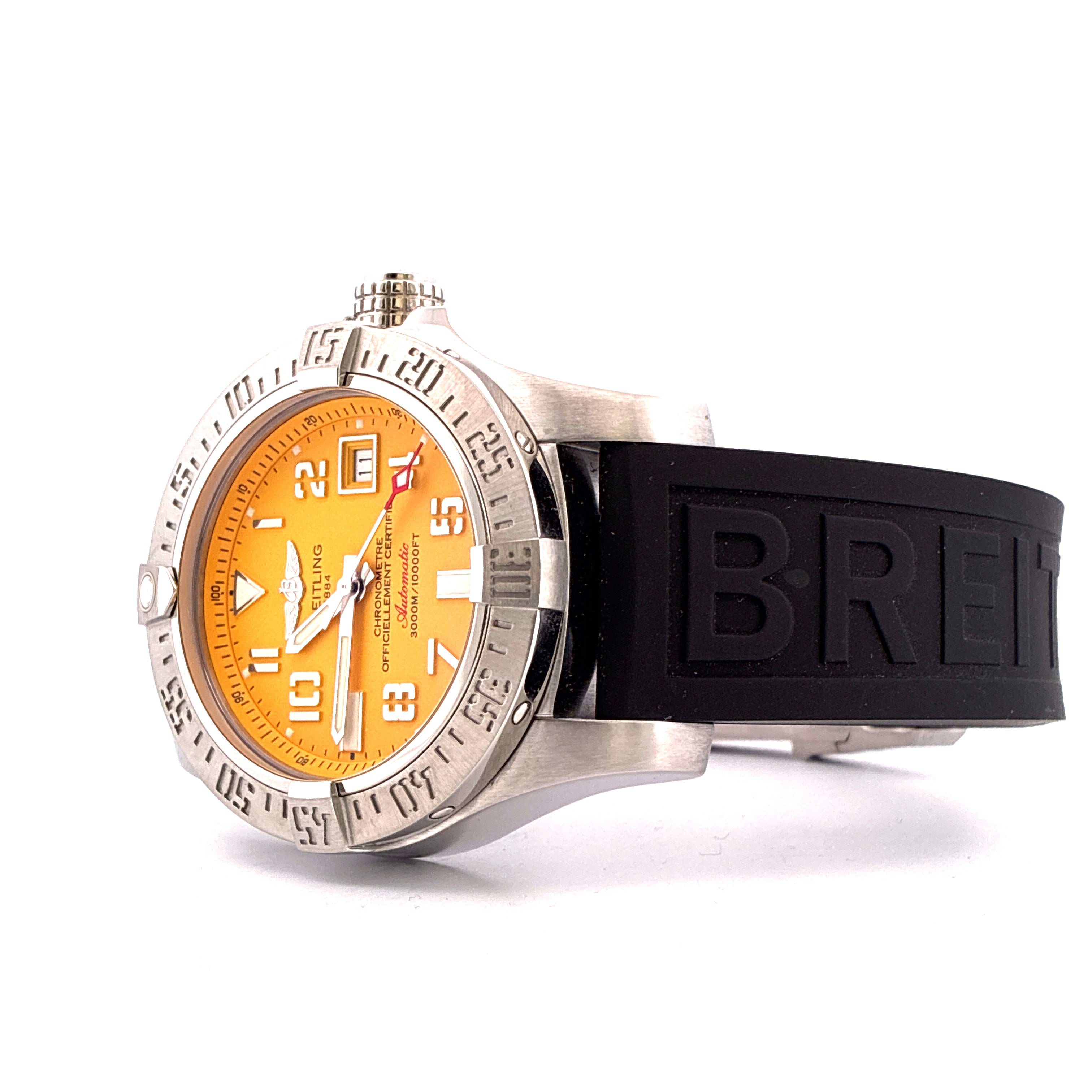 Avenger II Seawolf Yellow Dial / Rubber Strap / automatic / Full Set / very good Condition / Germany 2013