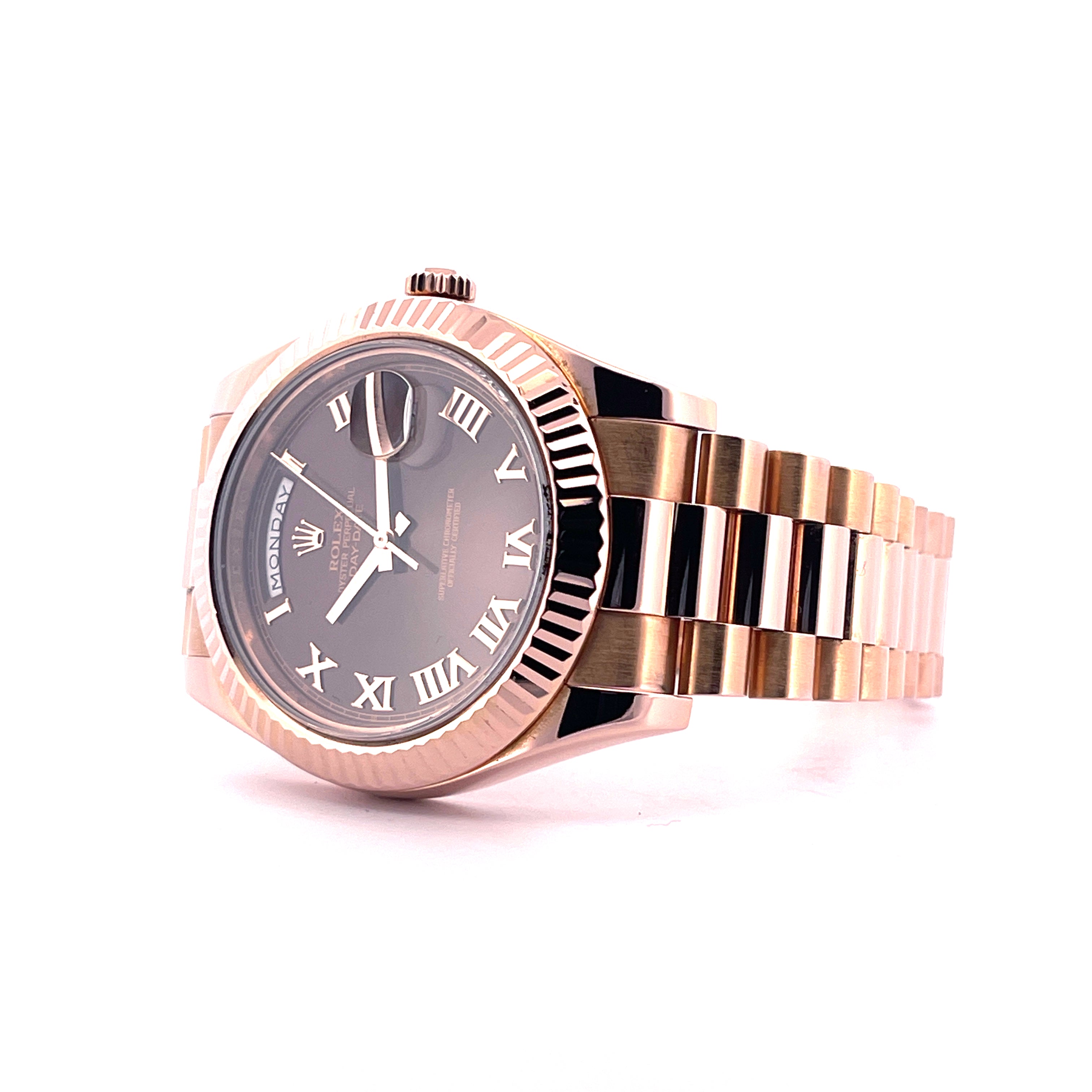 Day-Date II Brown Dial 218235 / 41 mm / Box and Paper / 2015