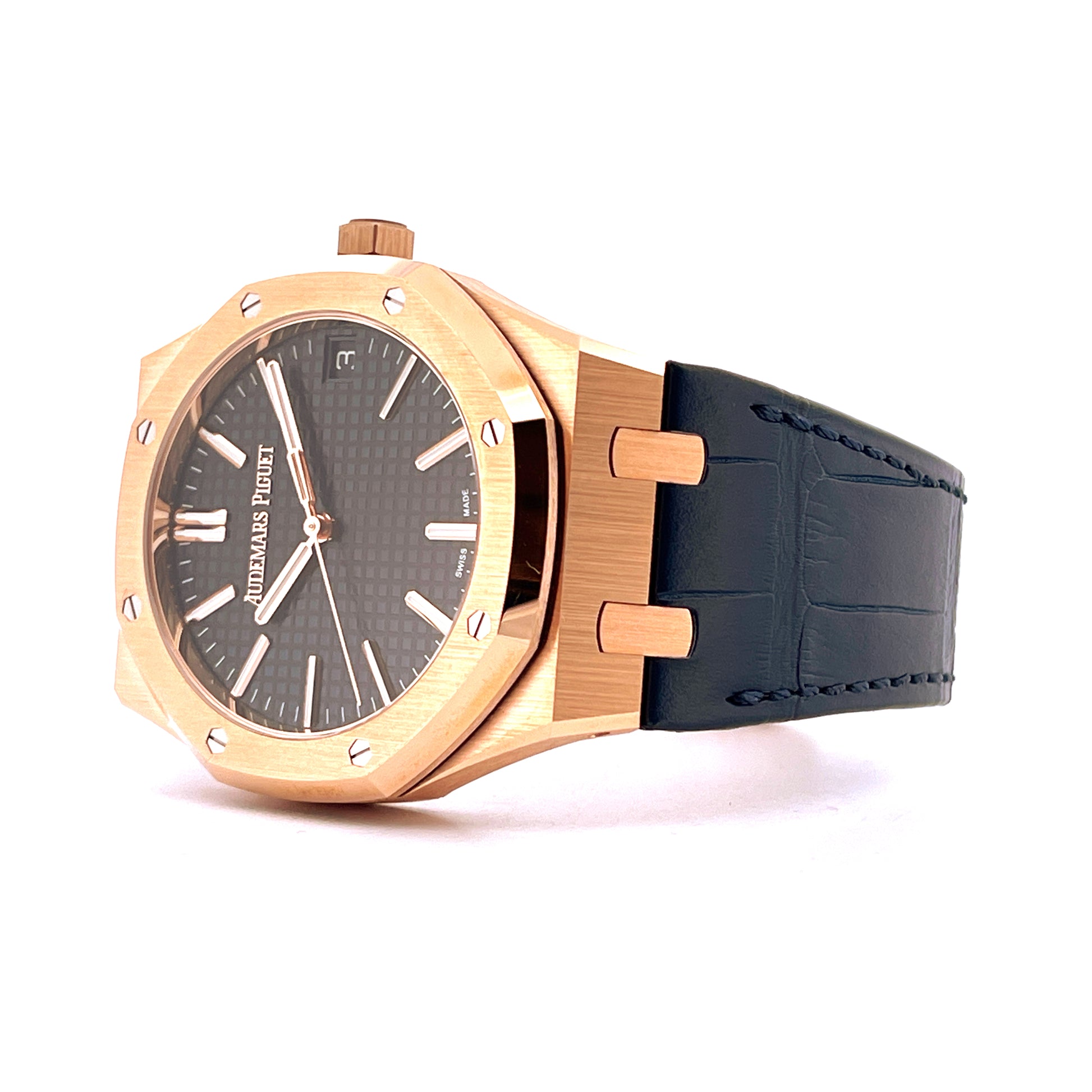 Audemars Piguet - Audemars Piguet Royal Oak Roségold BlueDial - Juwelier Spliedt