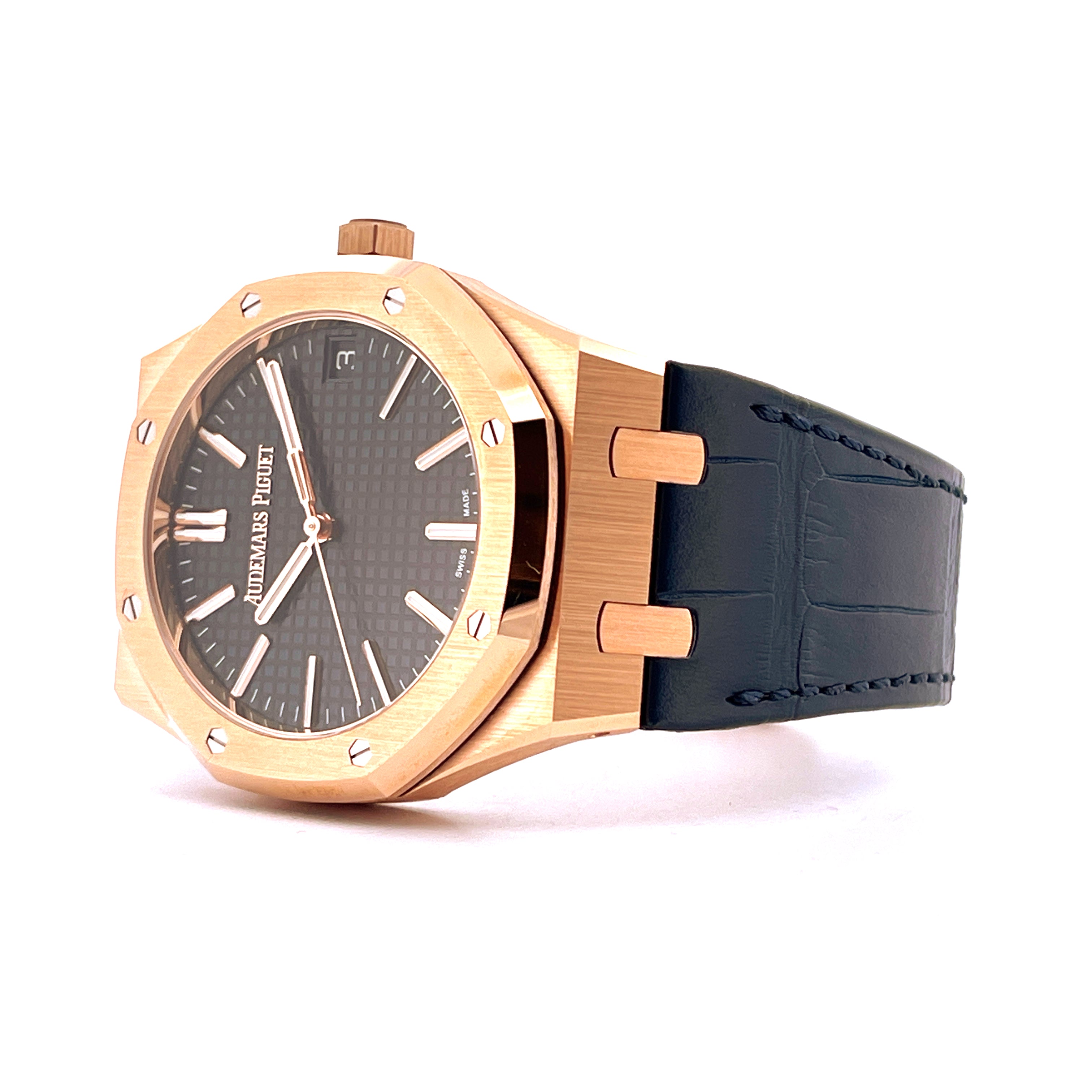Audemars Piguet - Audemars Piguet Royal Oak Roségold BlueDial - Juwelier Spliedt