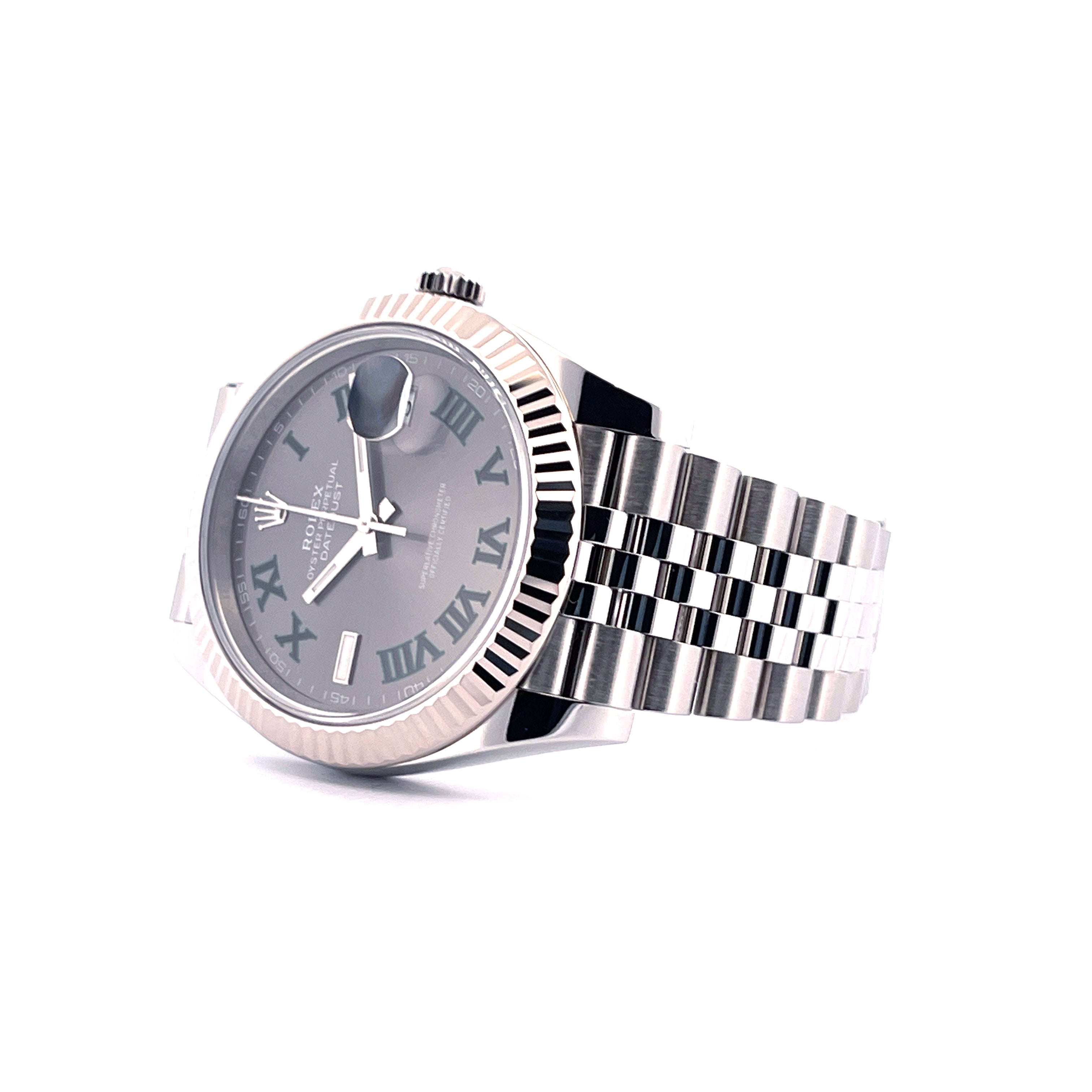 Rolex - Datejust 41 Wimbledon Jubilee Whitegold Bezel / Box and Paper / very good Condition / 2025 - [product_sku]