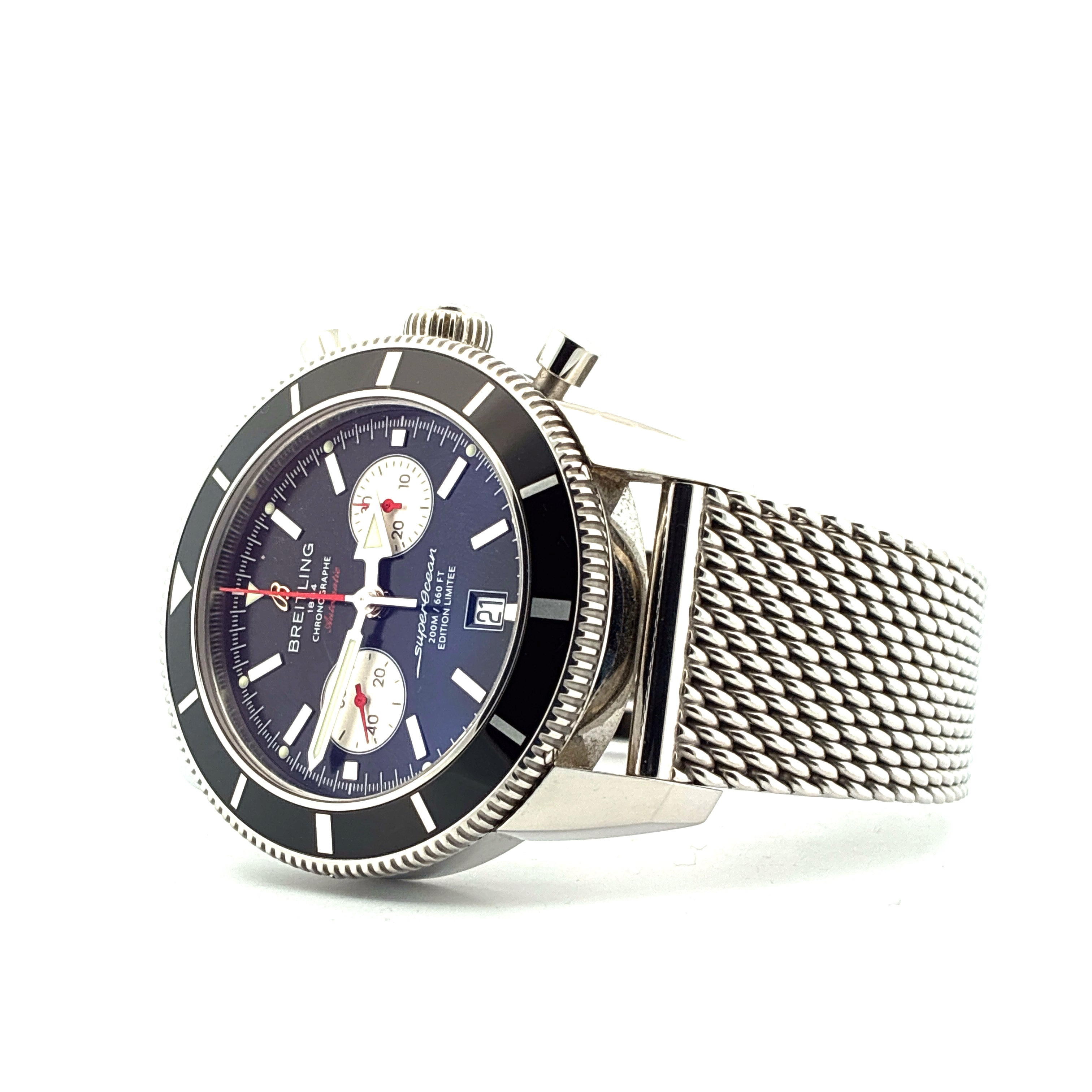 Superocean Heritage / Black Dial / stainless steel / Full-Set / 2010