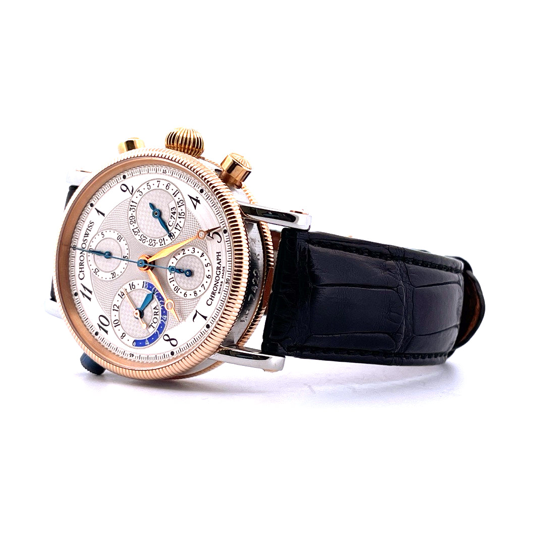 Chronoswiss - Tora Chronograph Stahl - Gold - Juwelier Spliedt