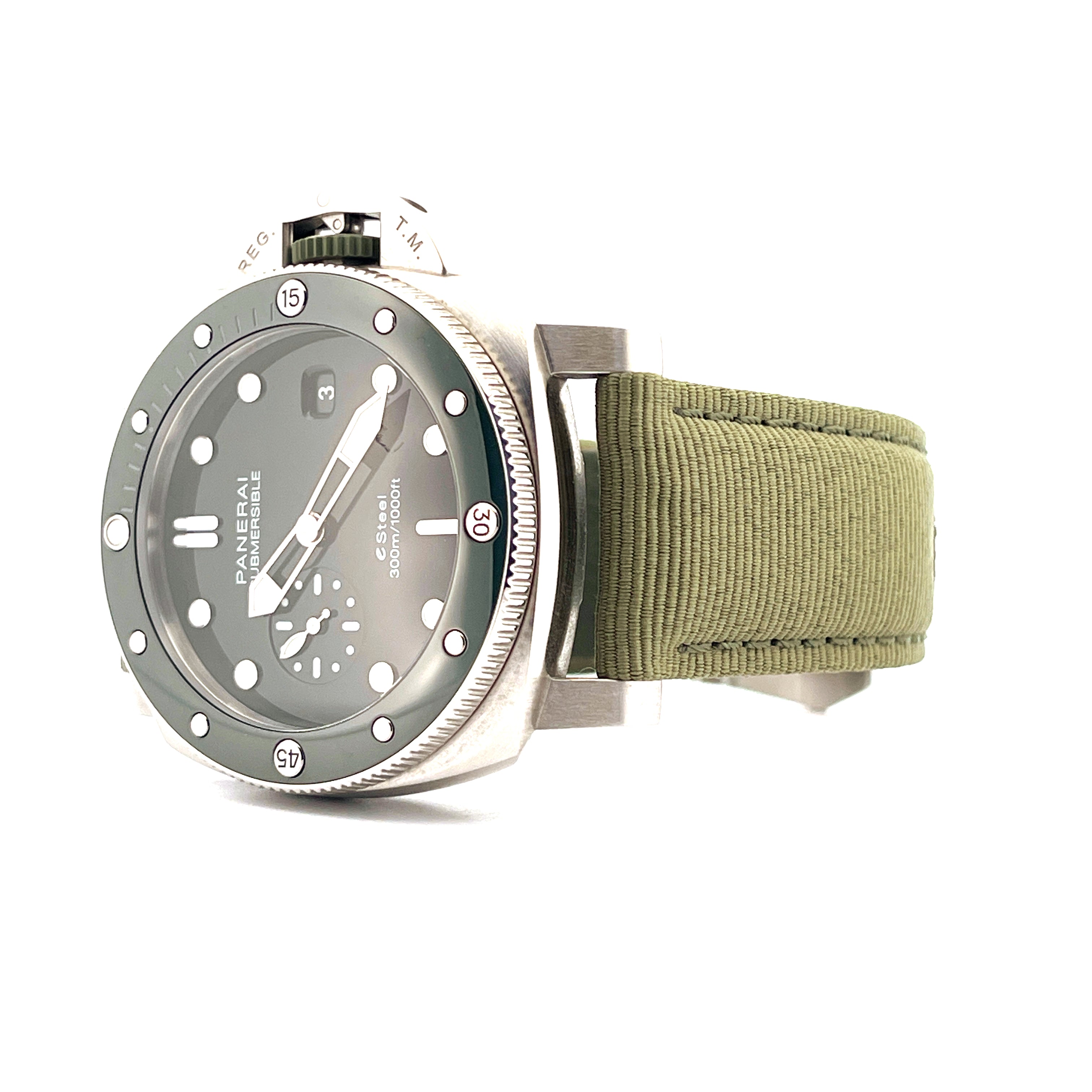 Panerai - Panerai Submersible Quarantaquattro Verde - Juwelier Spliedt