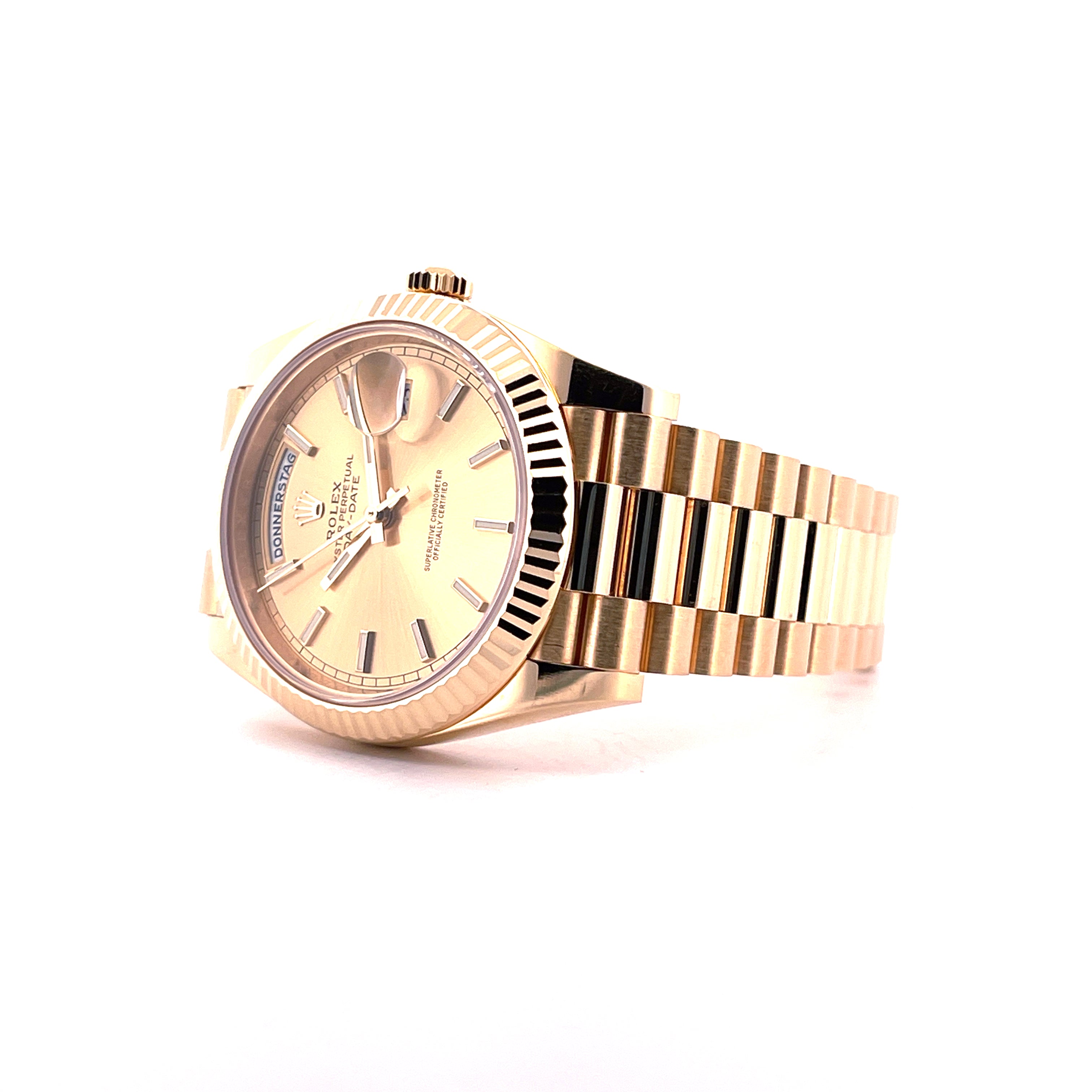 Rolex - Day-Date 40 Gold Dial Ref. 228238 Box & Paper / very good Condition / 2023 - [product_sku]