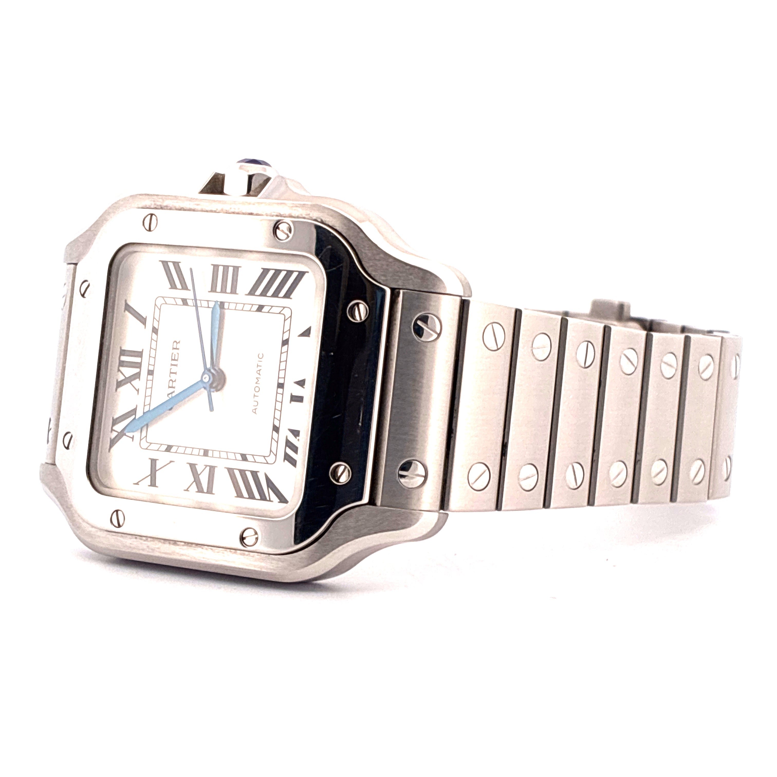 Cartier - Santos De Cartier / Unworn leather strap / Full-Set / 2023 - [product_sku]