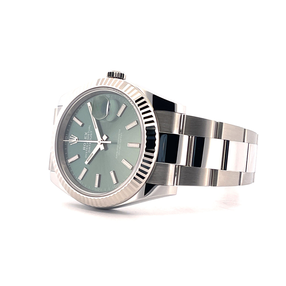 Datejust 41 Mint Dial 126334 / Full Set + Invoice / LC100 / 2025
