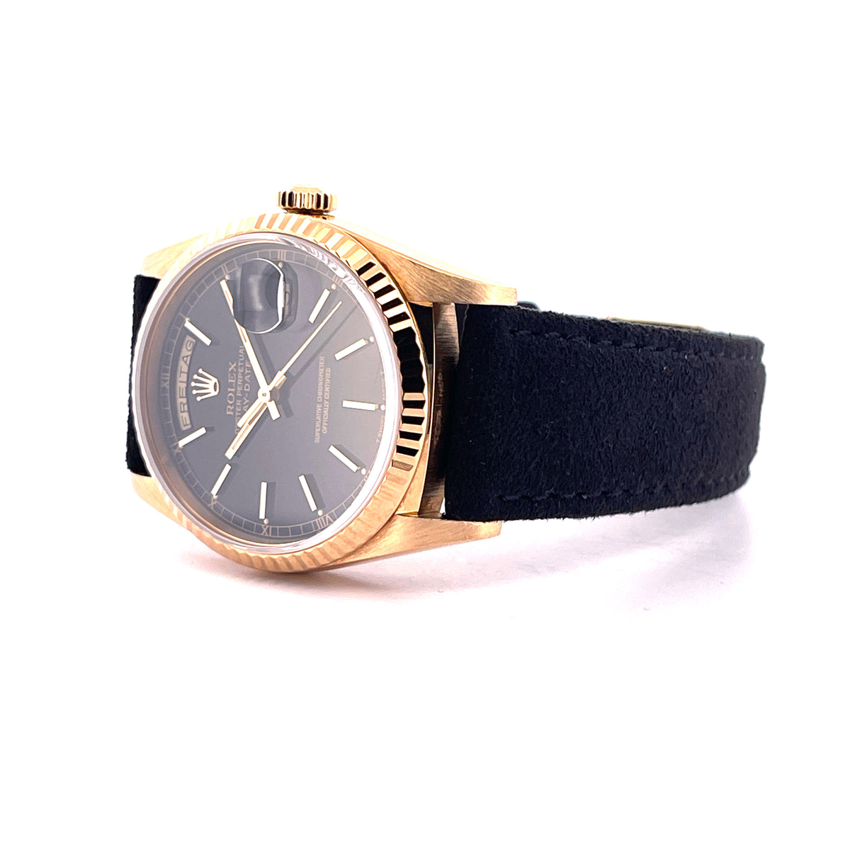 Day-Date 36 Yellowgold 18238 Black Dial / Full Set / LC100 / 1990