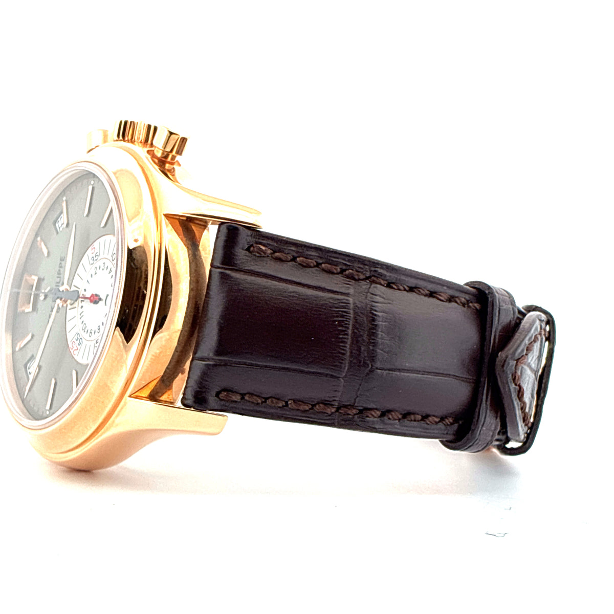 Annual Calendar / Grey Dial / very good condt. / Roségold / Box & Papiere / 2009