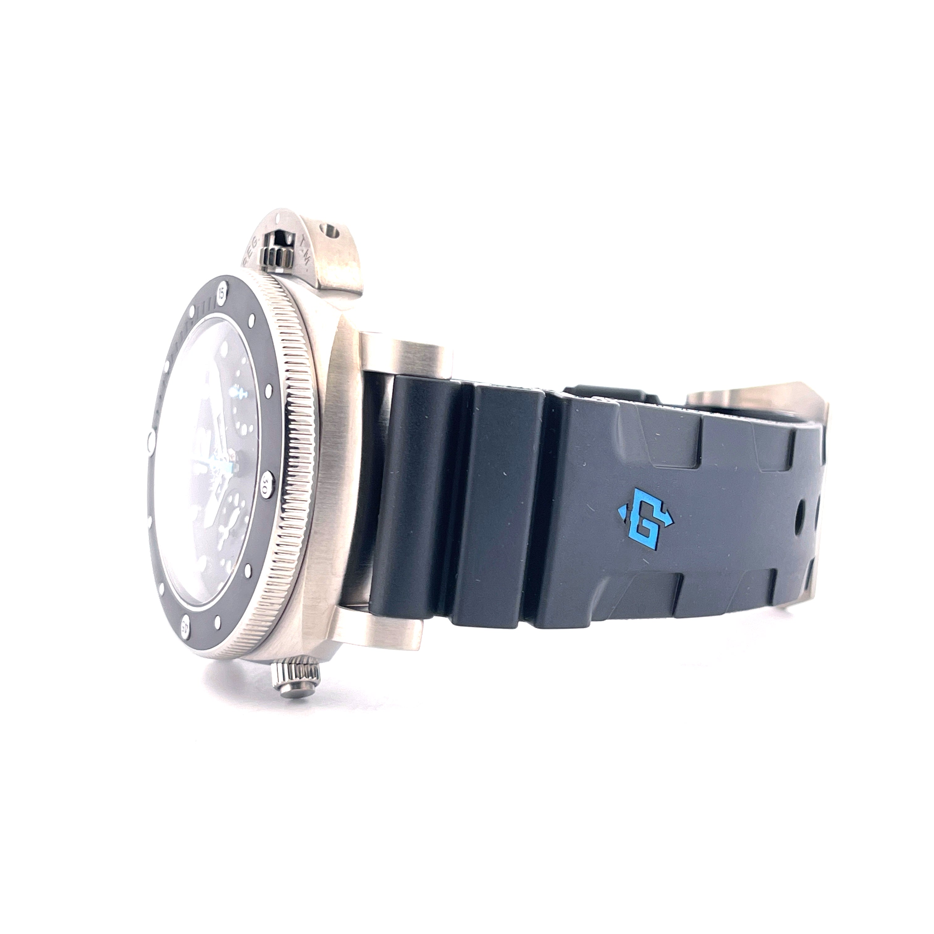 Panerai - Luminor Submersible 1950 Titan 3 Days Pam 615 47 mm / Full Set / 2. Strap / Flyback / 2005 - [product_sku]