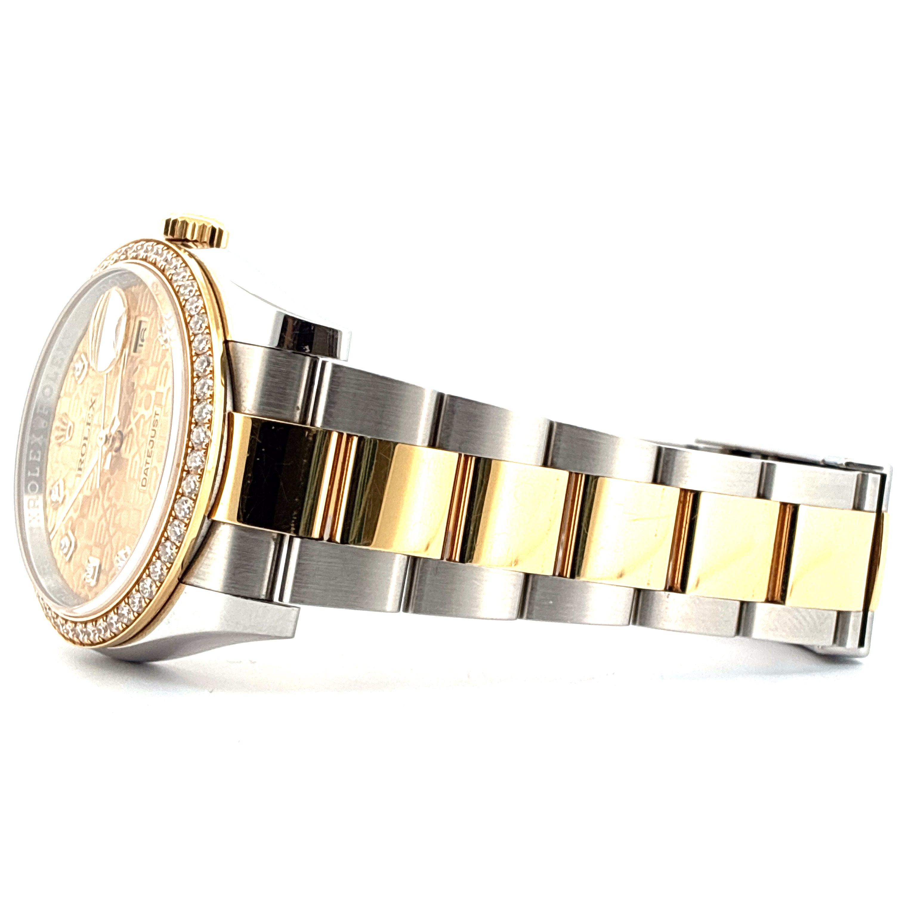 Datejust 36 / orig. invoice / Bicolor / factory set bezel / Full-Set 2019