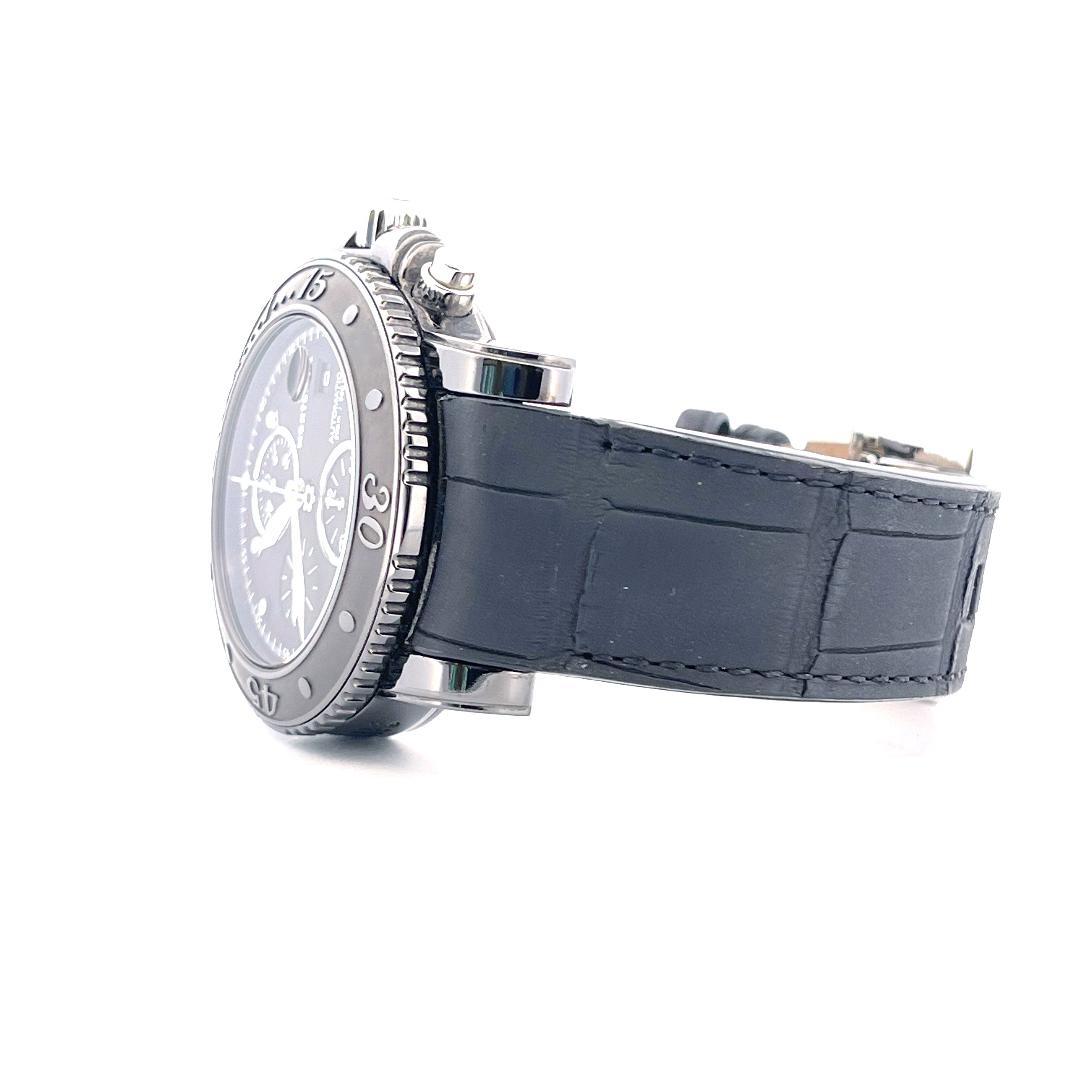 Montblanc - Sport Black Steel 44mm / Full Set / very good Condition / 2011 - [product_sku]