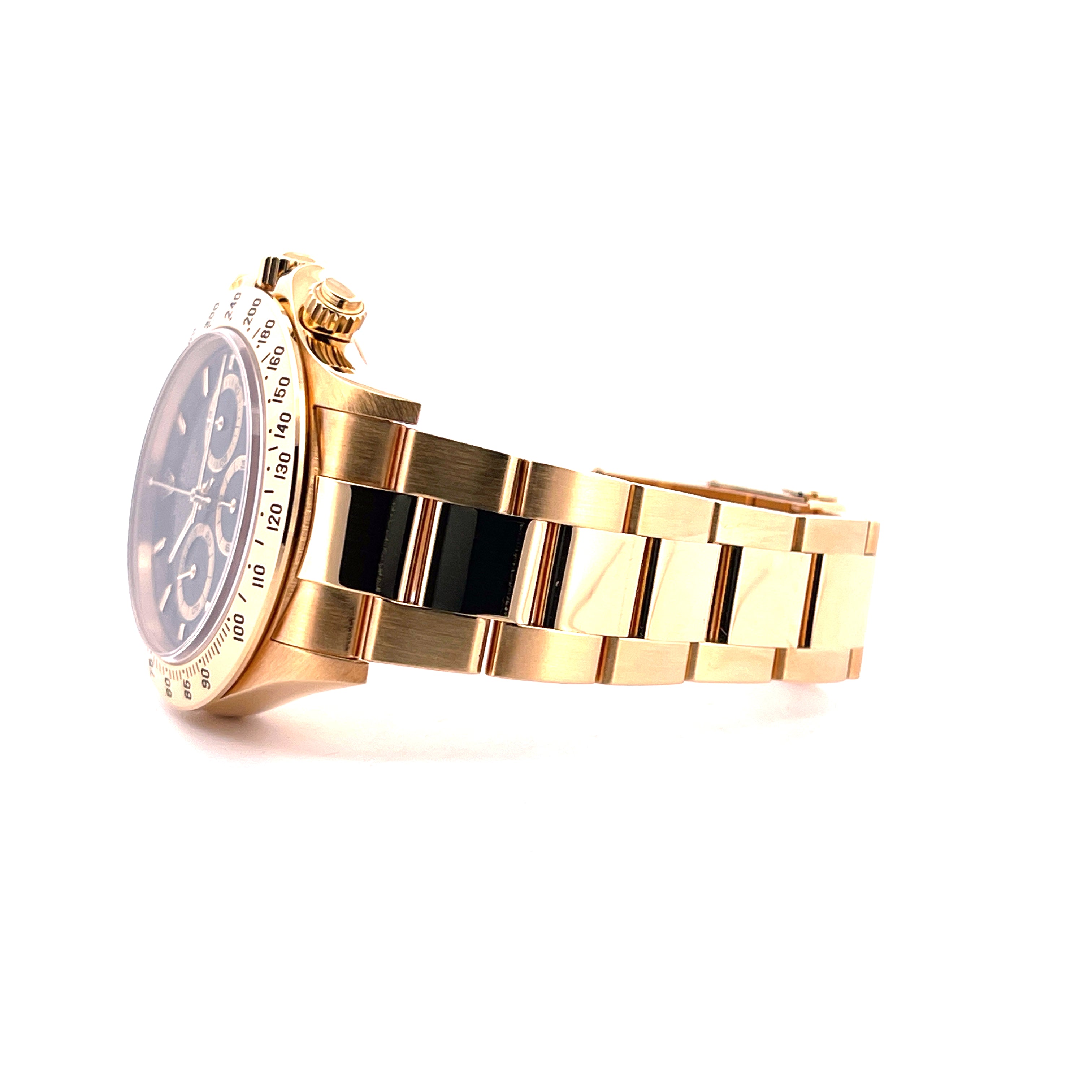 Rolex - Daytona Yellowgold 18 kt Ref.16528 Black Dial / Premium Set / very good Condition / LC100 / 1998 - [product_sku]