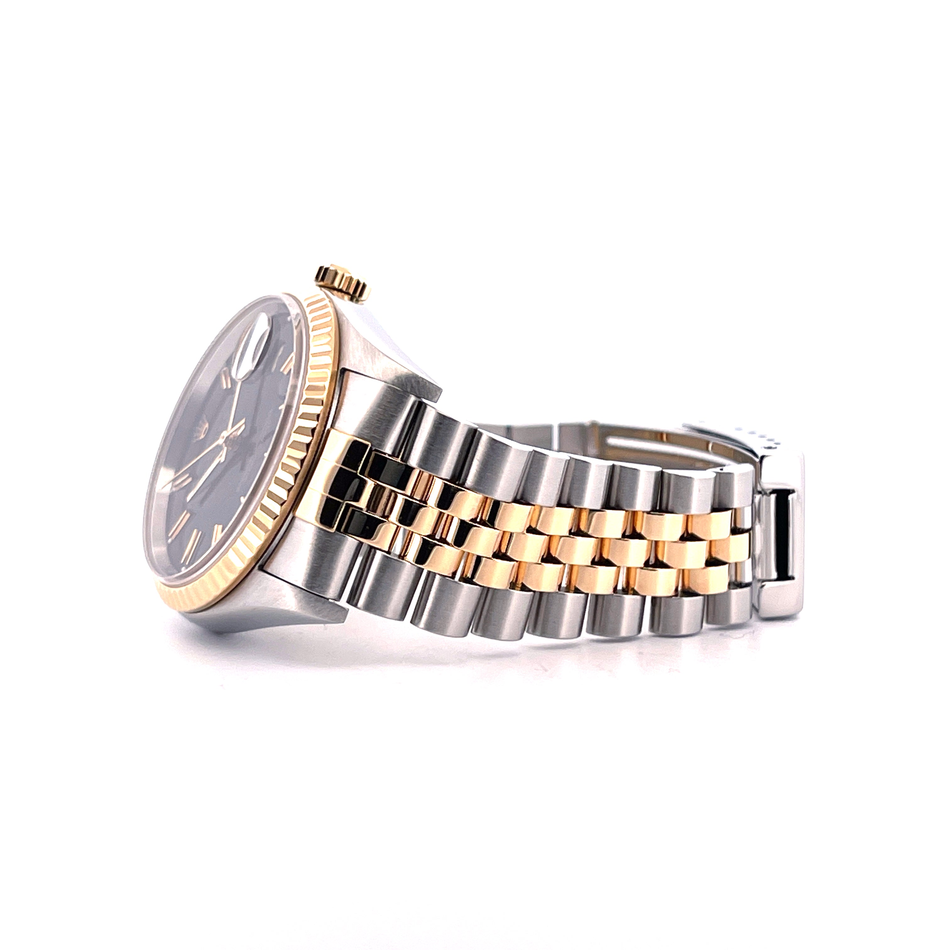 Datejust 36 / Bicolor / Black Dial / Rolex Service 2022 / 2000-2001