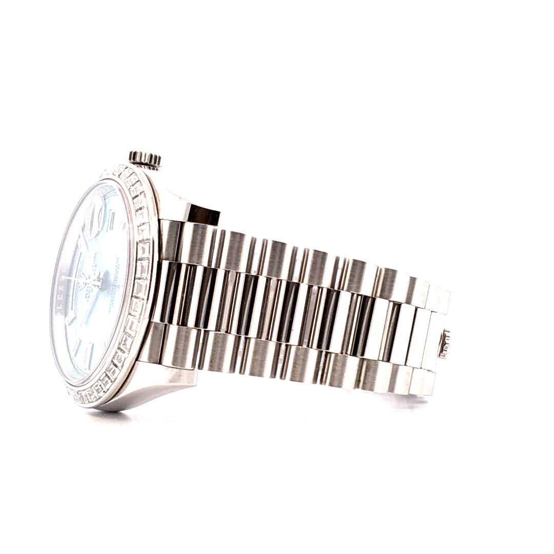 Rolex - Day-Date 40 Platin Baguette Diamanten (2020) - [product_sku]