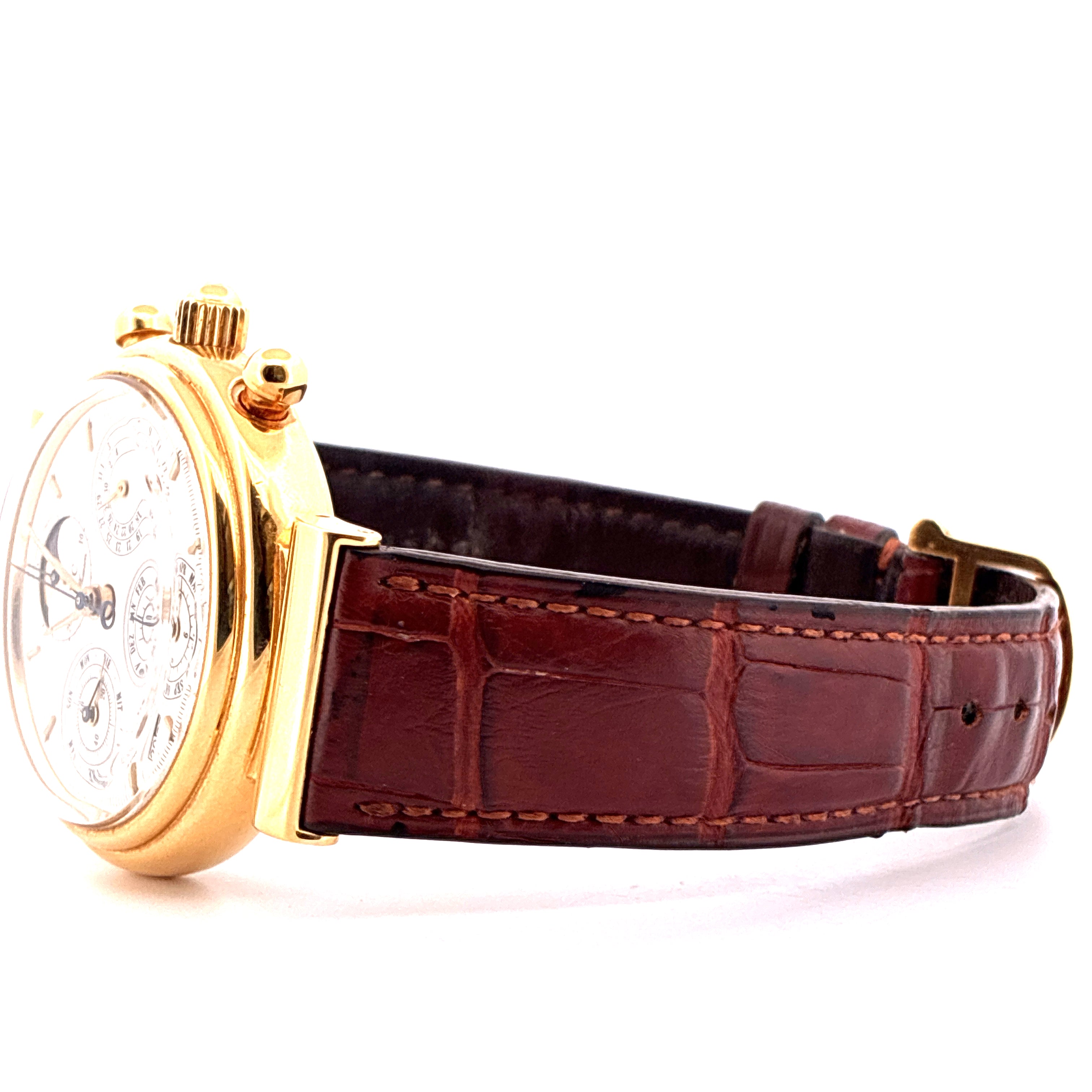 IWC - Da Vinci Perpetual Calendar / Yellow Gold / 2nd Strap / Service 2021 / Full-Set / 2011 - [product_sku]