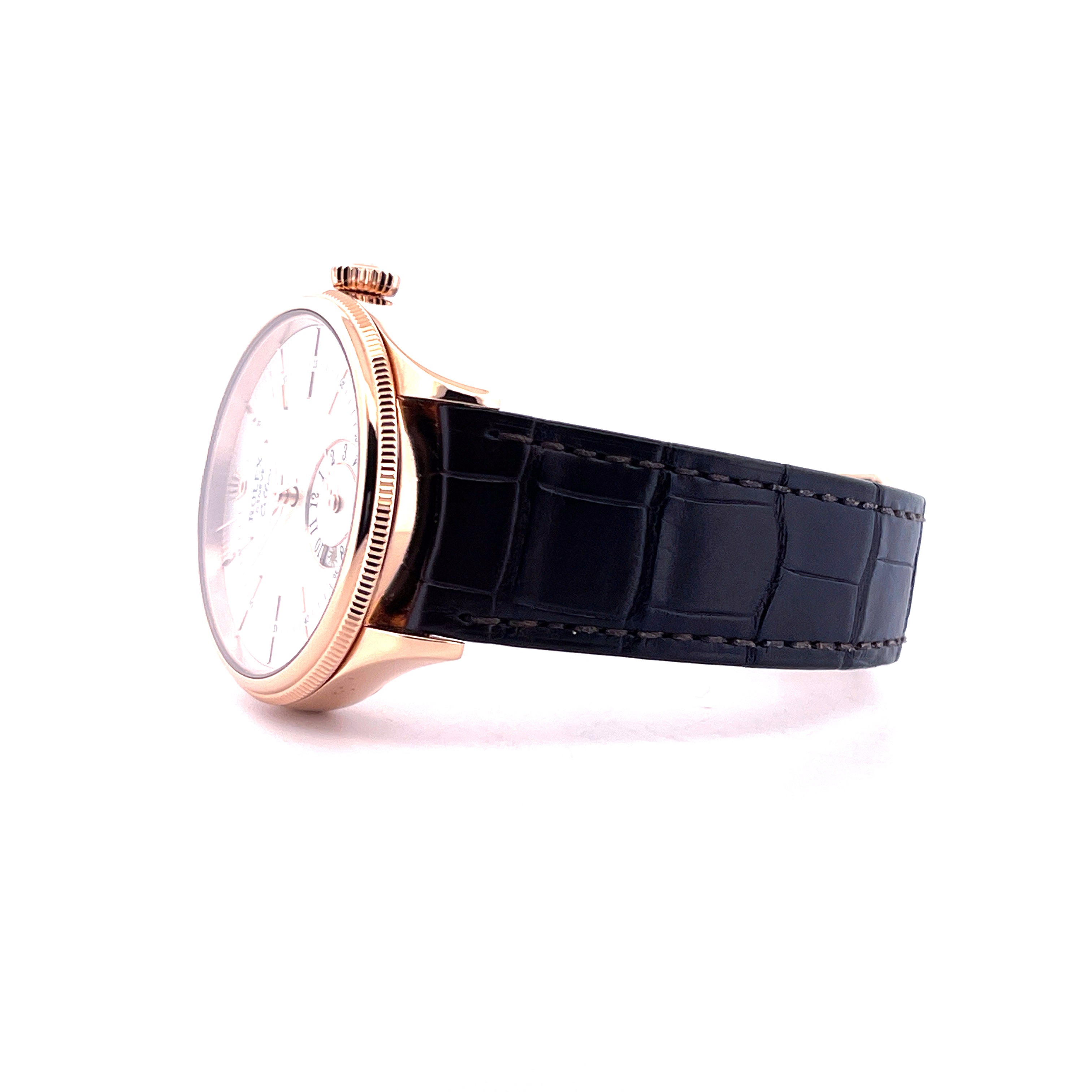 Rolex - Cellini Dual Time Roségold 50525 / Full Set / LC100 / Silver Dial / 2018 - [product_sku]
