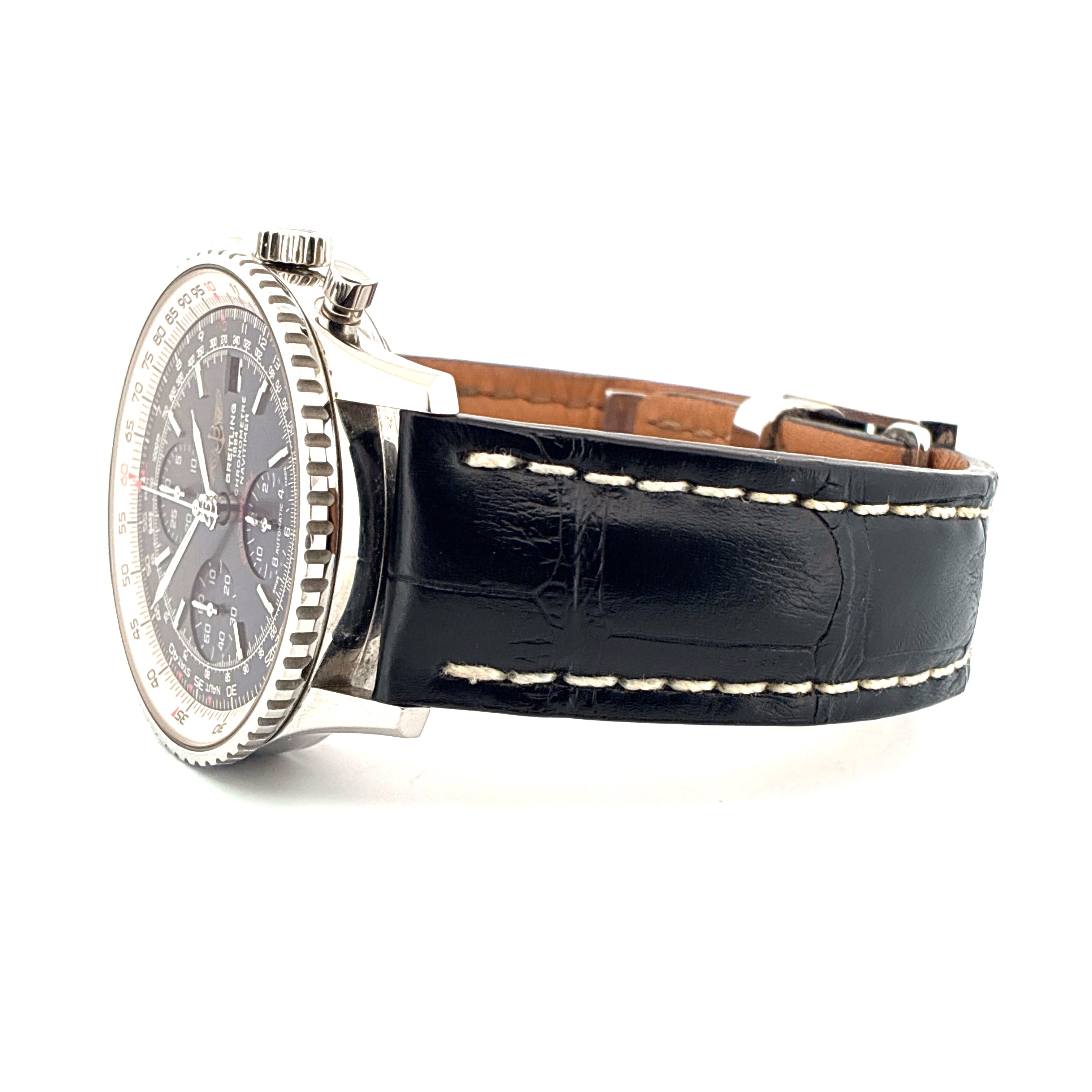 Navitimer Heritage Black Dial / Box & Papers