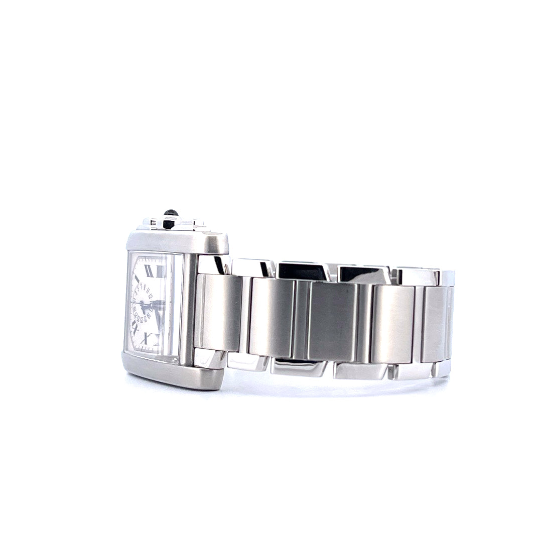 Cartier - Cartier Tank Francaise Chronograph / Cartier Service 2024 (ca. 2000) - [product_sku]