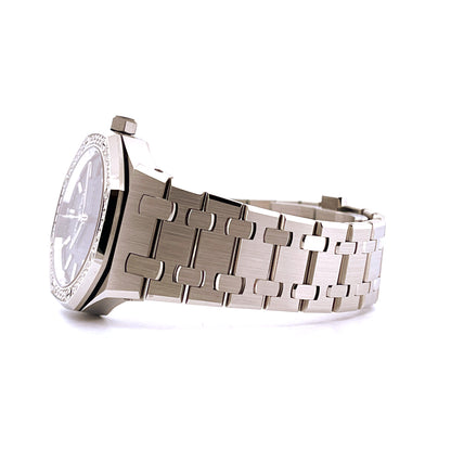 Audemars Piguet - Audemars Piguet Royal Oak 34mm Blue & Diamonds - [product_sku]