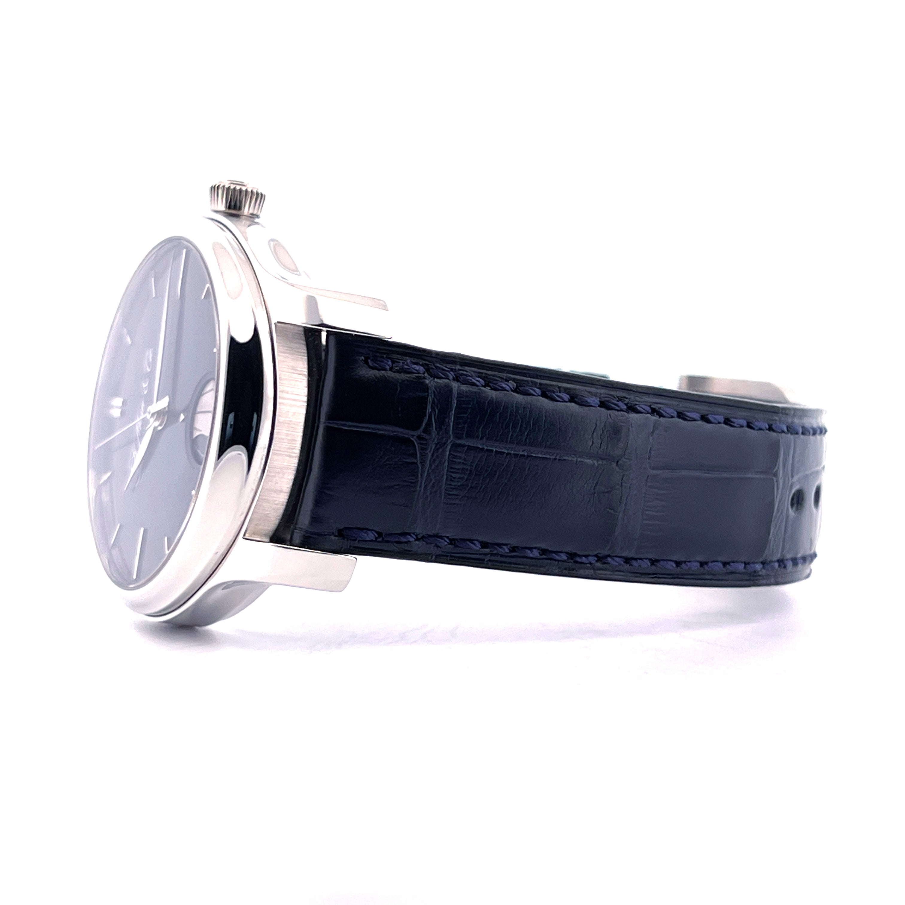 Moser - Endeavour Moon Platinum Blue / 2. Armband / Full Set / premium Condition / 2017 - [product_sku]