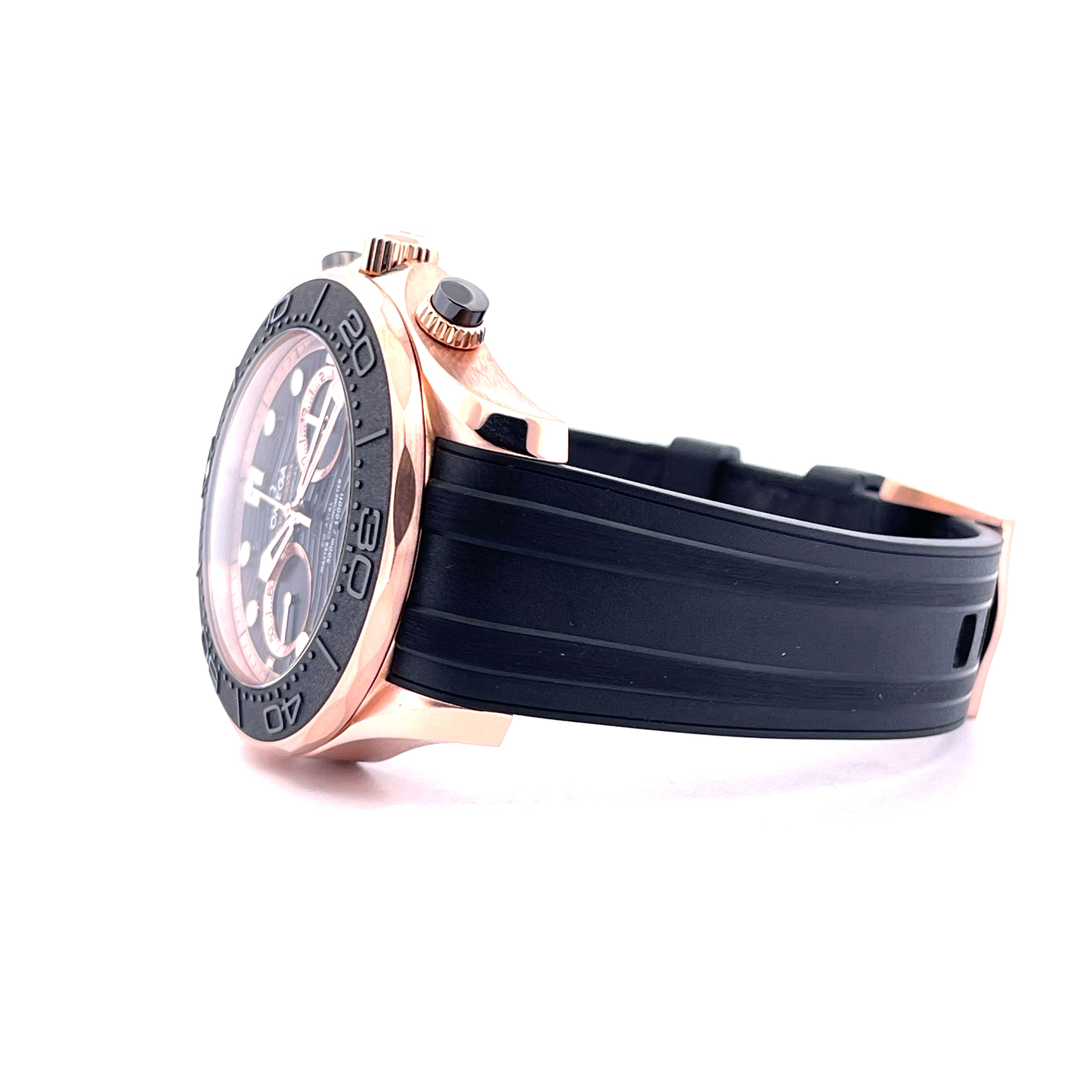 Omega - Seamaster Diver Master Chronometer Chronograph Sedna Gold / Omega Check 2026 / Full Set / premium Condition / 2022 - [product_sku]
