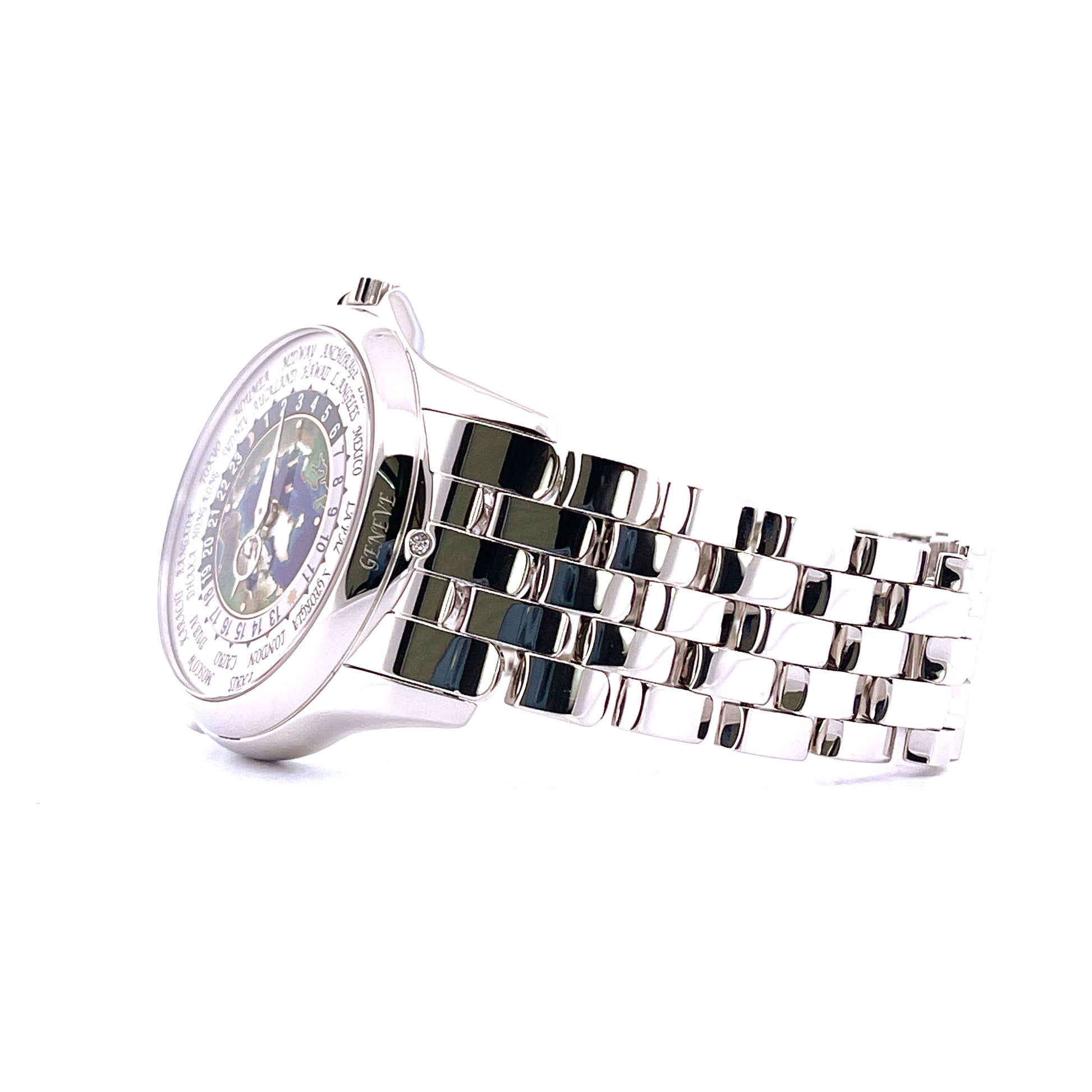 Patek Philippe - World Time Platin & Grand Feu - Juwelier Spliedt