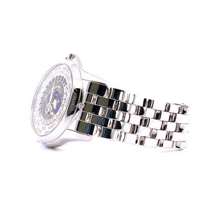 Patek Philippe - World Time Platin & Grand Feu - Juwelier Spliedt