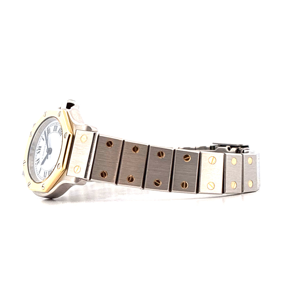 Santos Octagon Automatic / 25mm / Top Zustand / Full Set (1988)