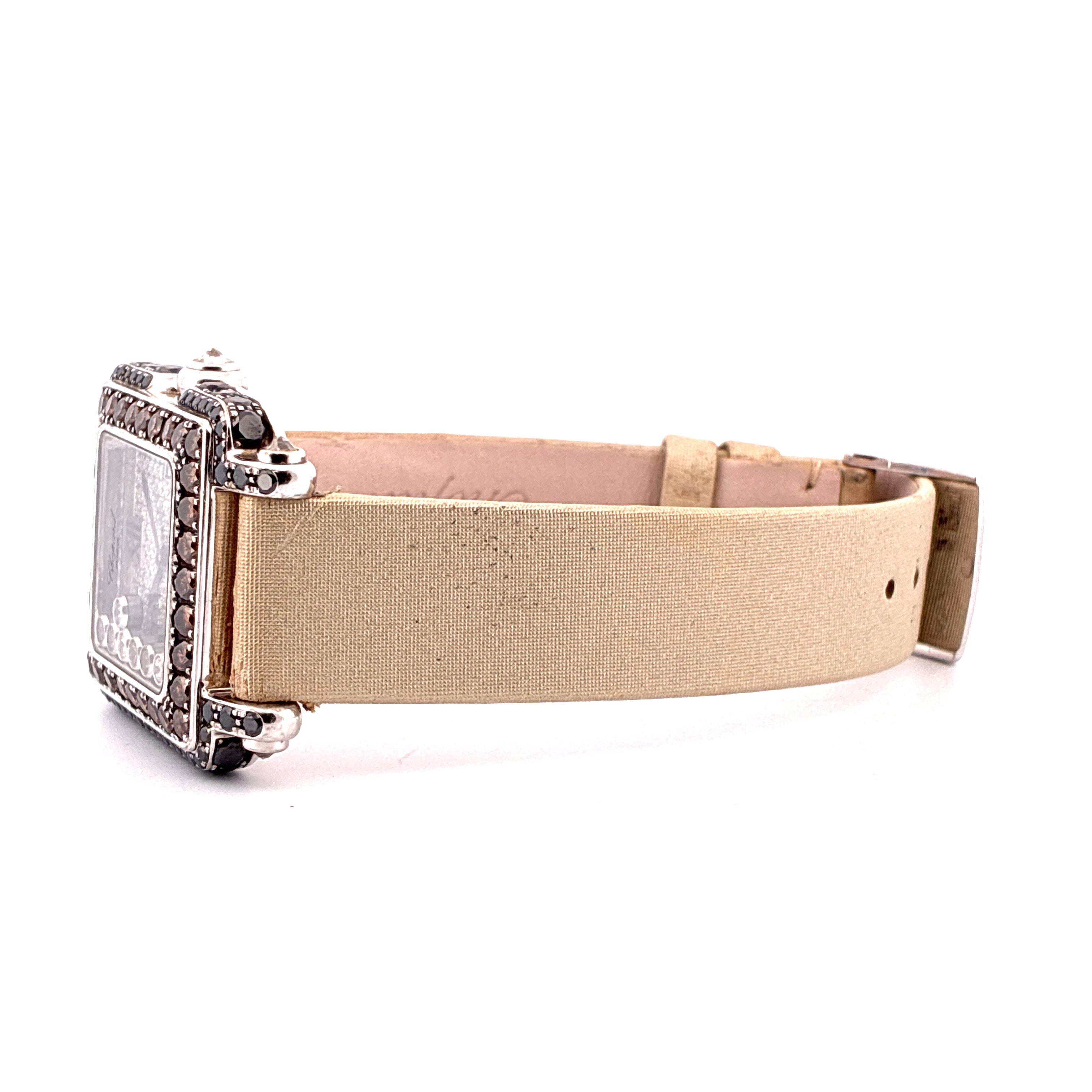 Happy Sport / Quartz / Diamonds / very rare / Whitegold / Box / Chopard Certificate of authenticity / Retail EUR 67.000,0