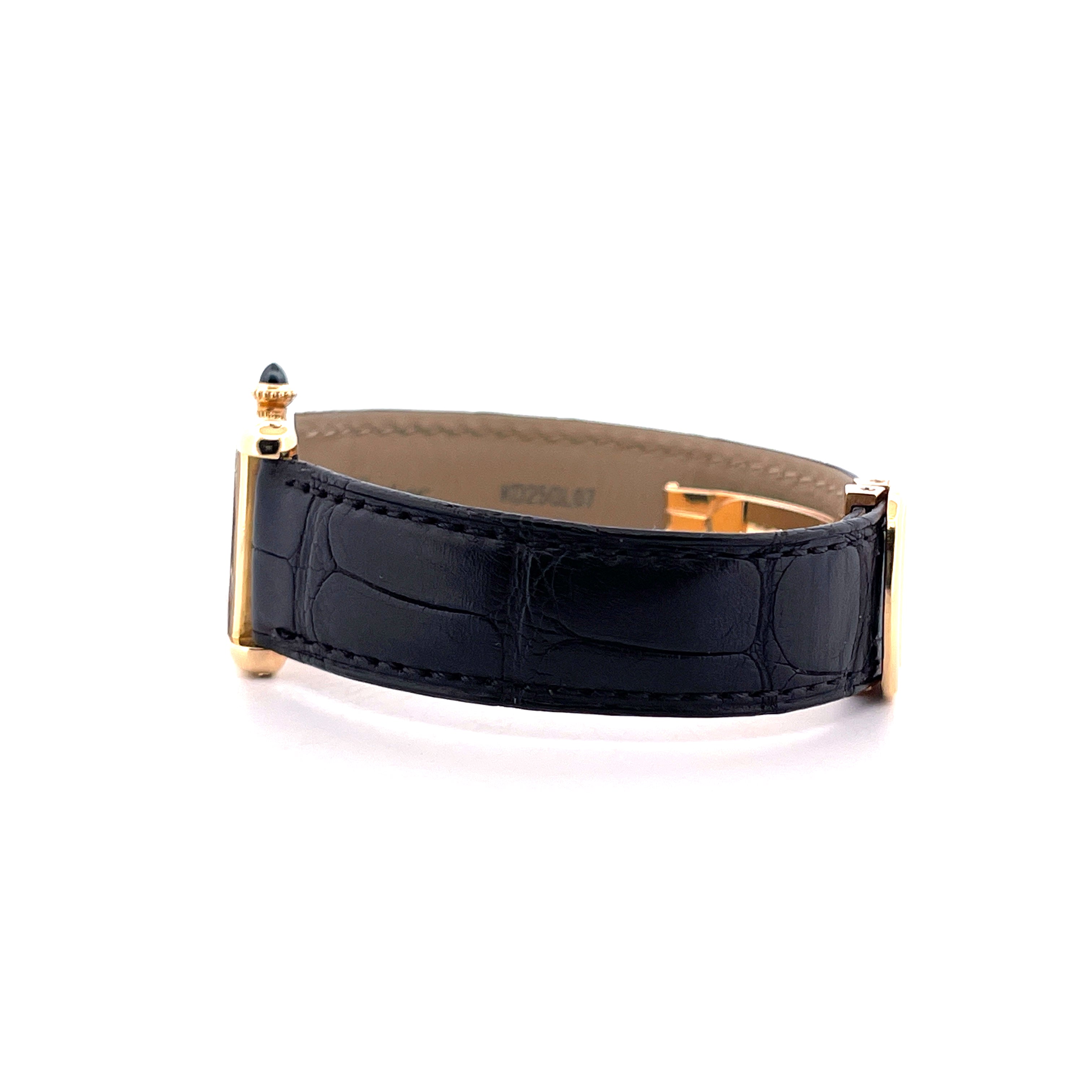Cartier - Tank Louis "Paris Dial" 18kt Yellowgold / Handwinding / Folding Clasp / very good Condition - [product_sku]