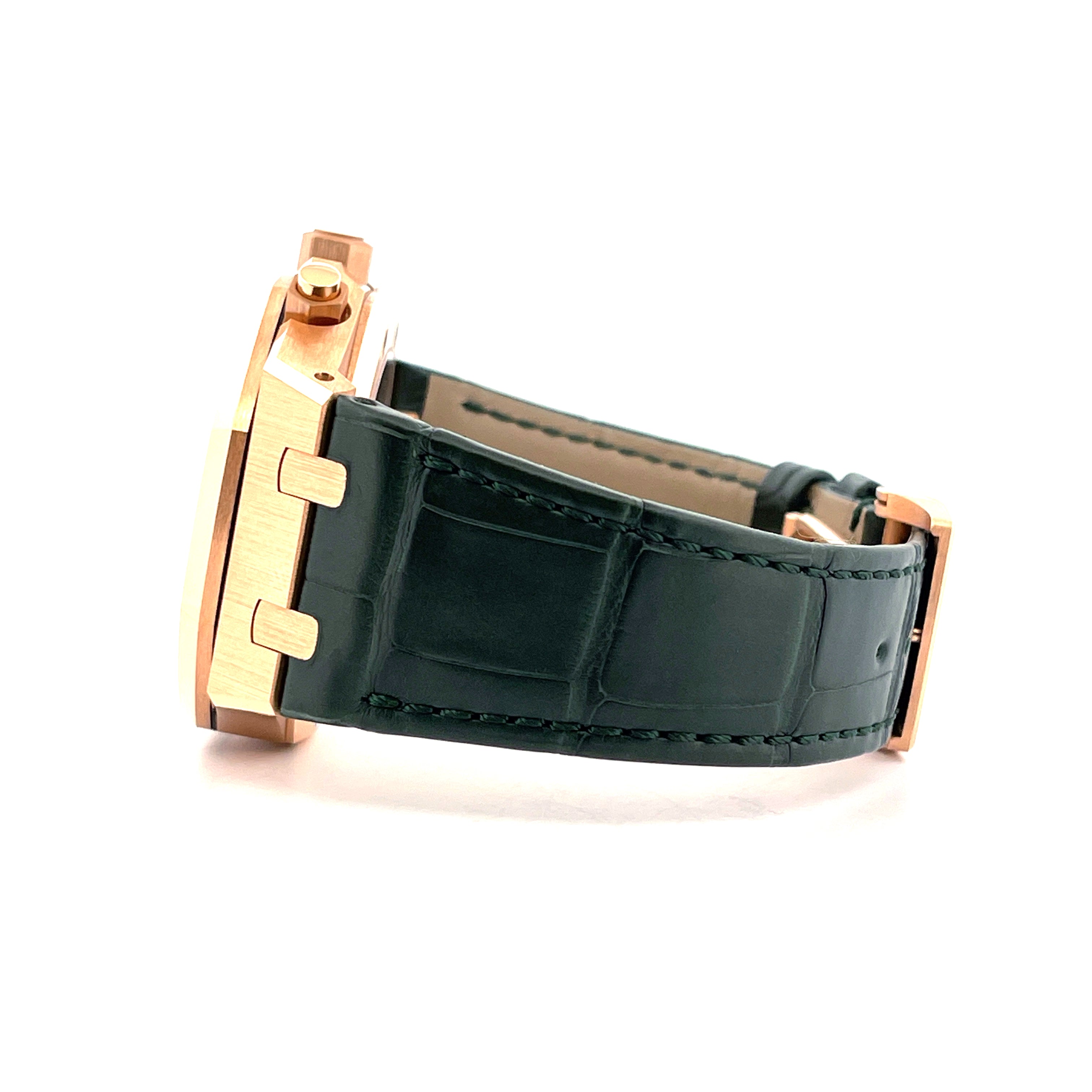 Audemars Piguet - Royal Oak Green Chronograph 26240OR Roségold / Box and Paper / premium Condition / 2025 - [product_sku]
