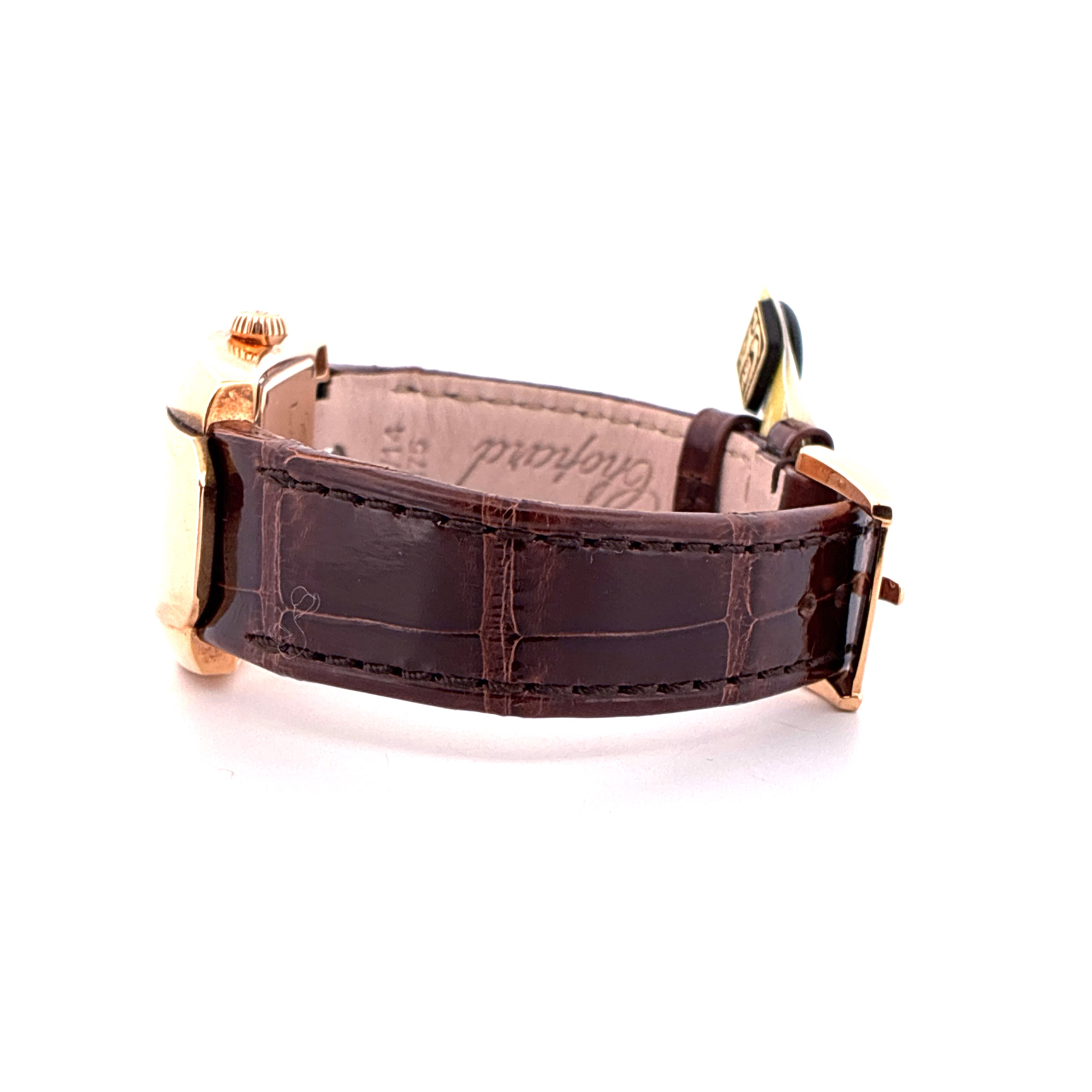 La Strada / Roségold / unworn leather strap / brown dial / Box & Papers