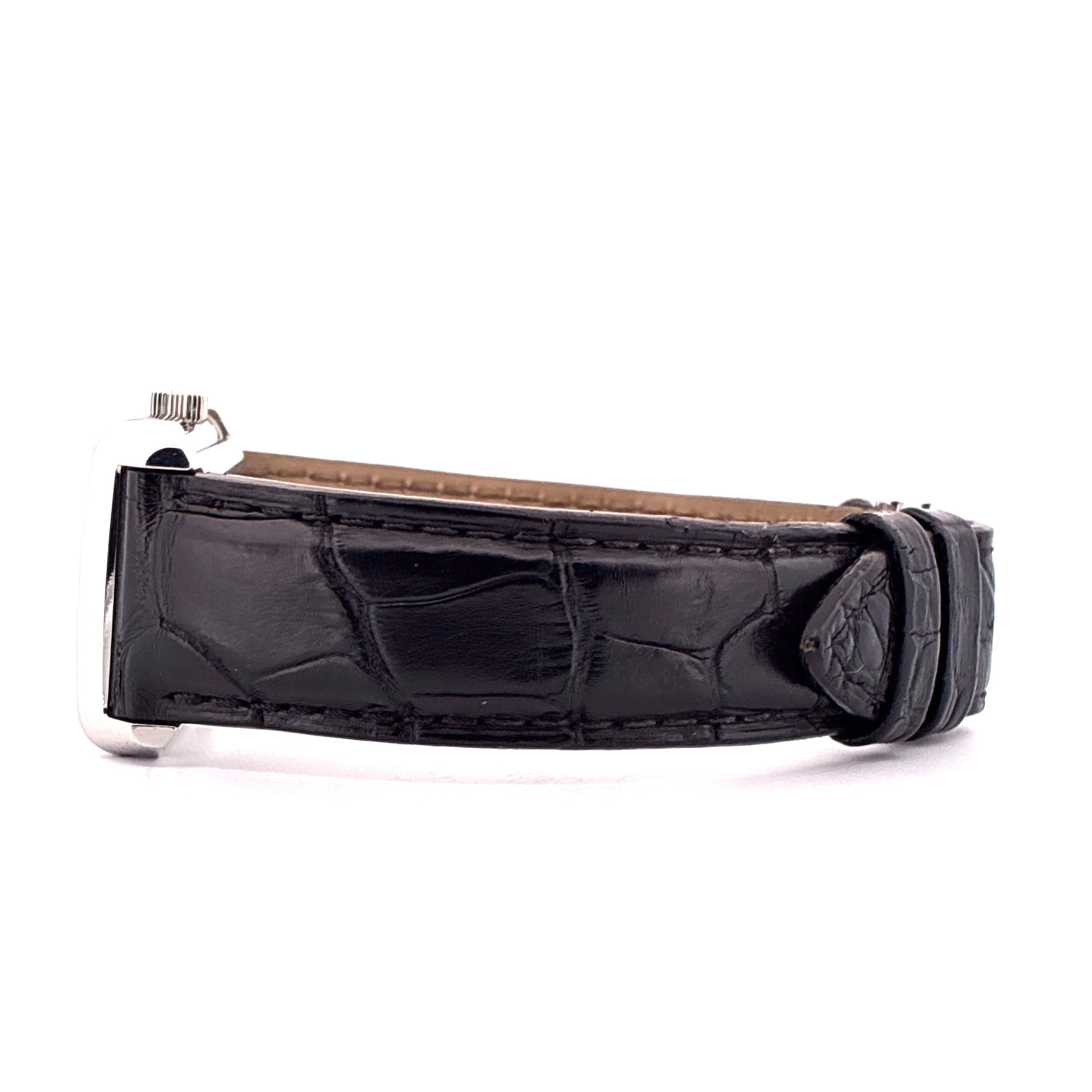 Reverso Grande Taille / leather strap / folding clasp / watch only / service 2026