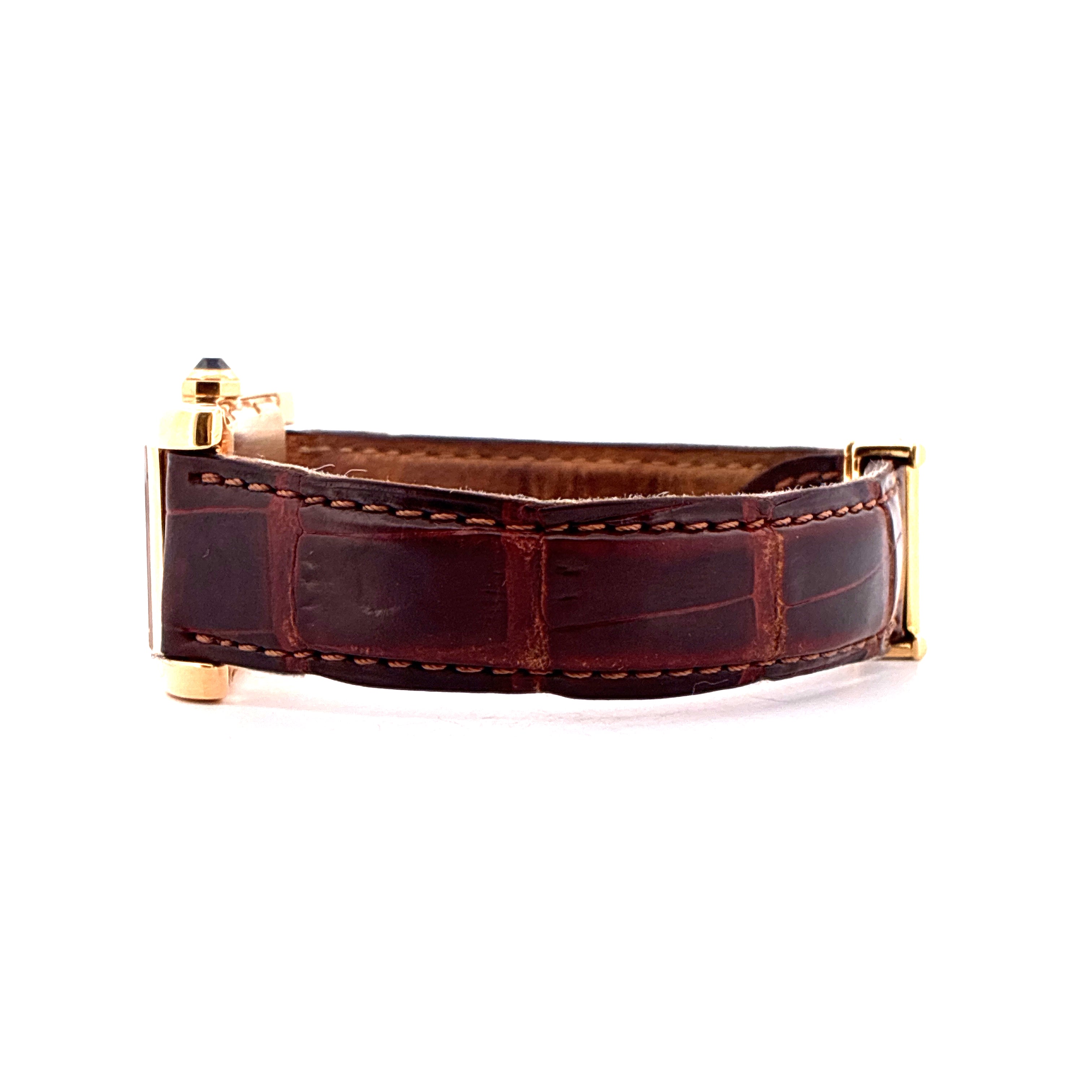 Cartier - Tank Américaine / Yellow Gold / Box / Folding-Clasp - [product_sku]
