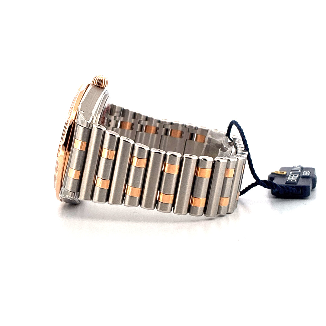 Breitling Chronomat Lady 36mm Stahl mit goldenen Akzenten, Seitenansicht