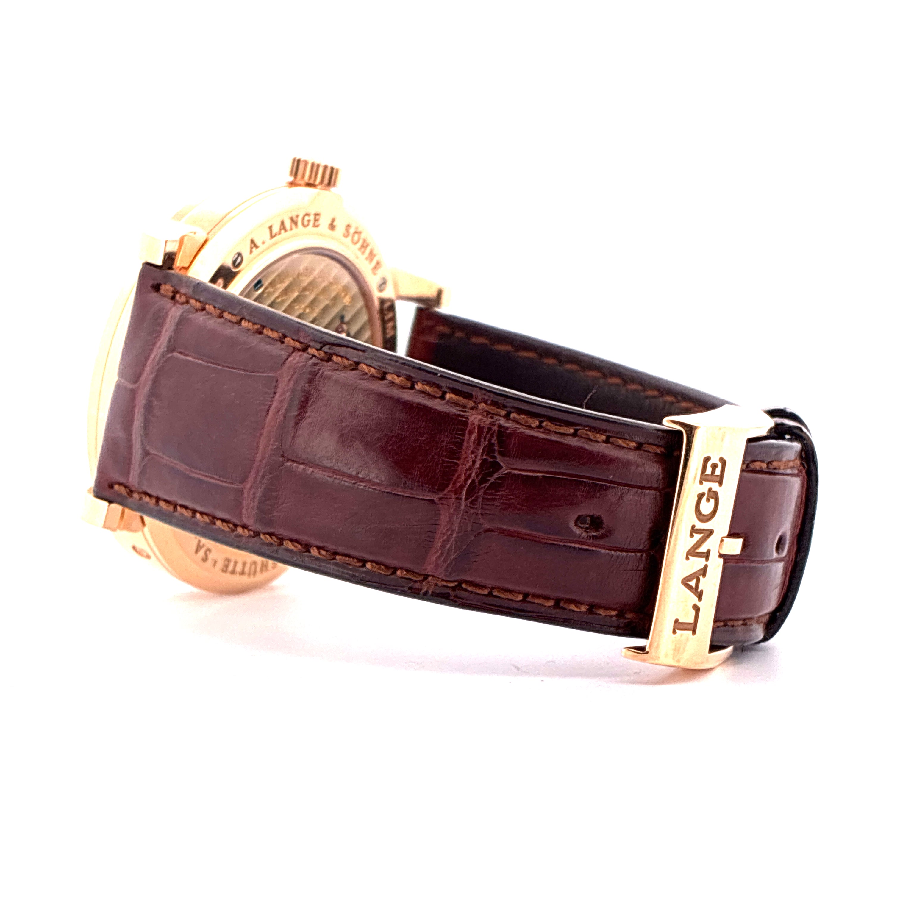 A. Lange & Söhne - Grosse Lange 1 Luna Mundi Set Grand / Premium Set / On Stock / Roségold & Whitegold / 2nd Straps / Limited Edition 101 / on stock / Full-Set / 2004 - [product_sku]