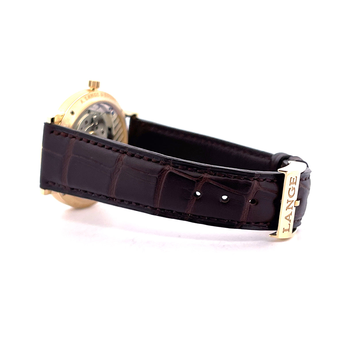 Langematik Sax-o-mat 37 mm / Service 2026 incl. Invoice / Box and Paper / perfect Condition unworn since Serv. / 2003