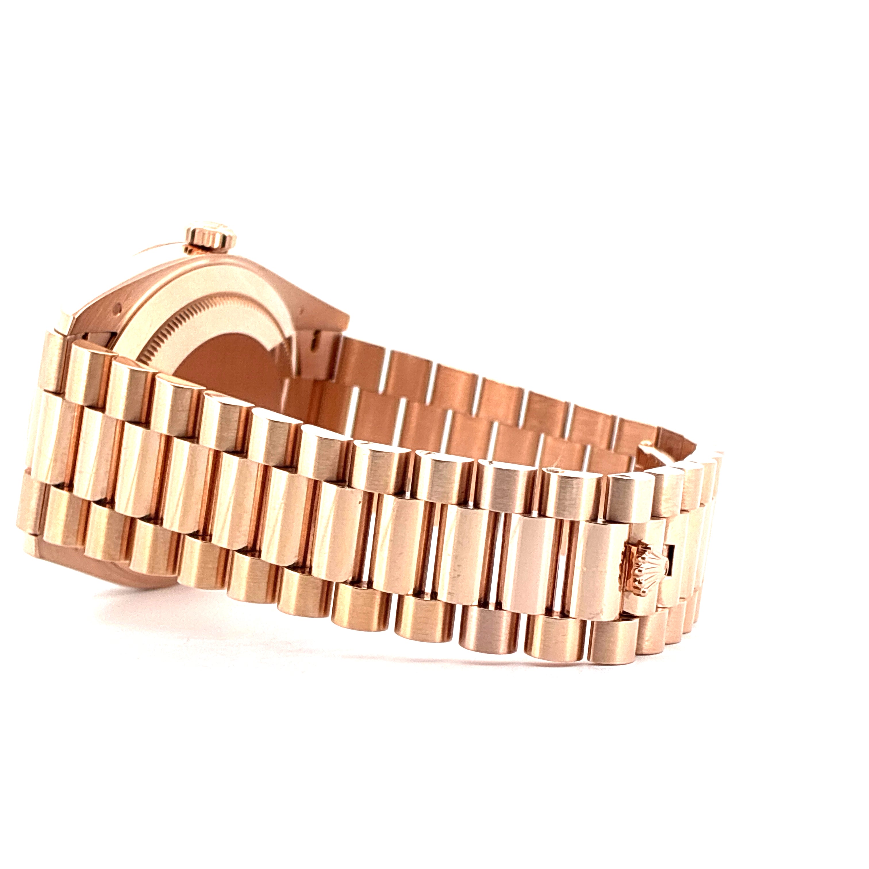 Rolex - Day-Date 40 / Roségold / Chocolate Dial / Baguette / Full-Set / 2022 - [product_sku]