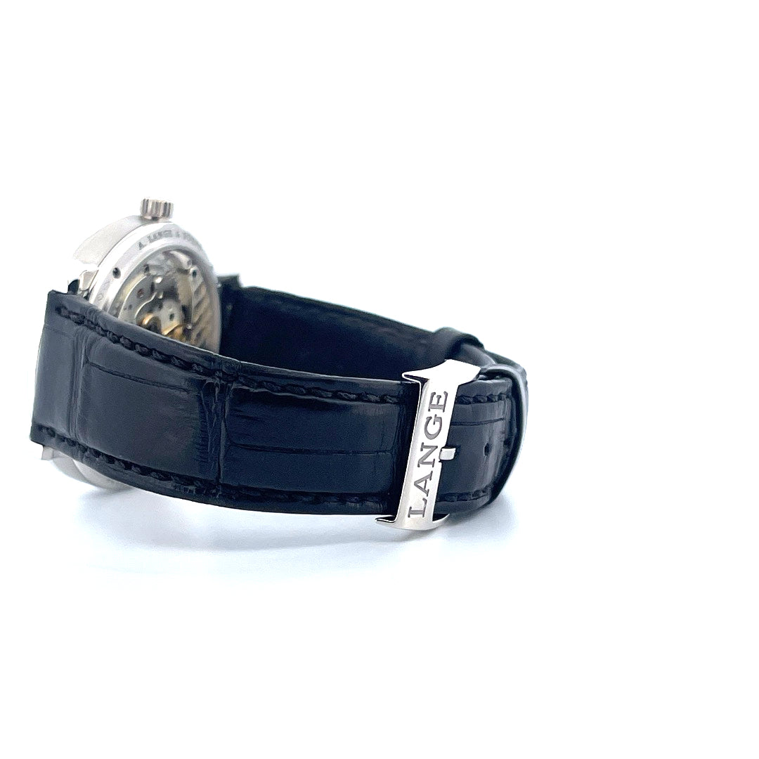 A. Lange & Söhne - Langematik Sax-O-Mat 950 Platin full set / very good condt. / Lange service '25 / 2000 - [product_sku]
