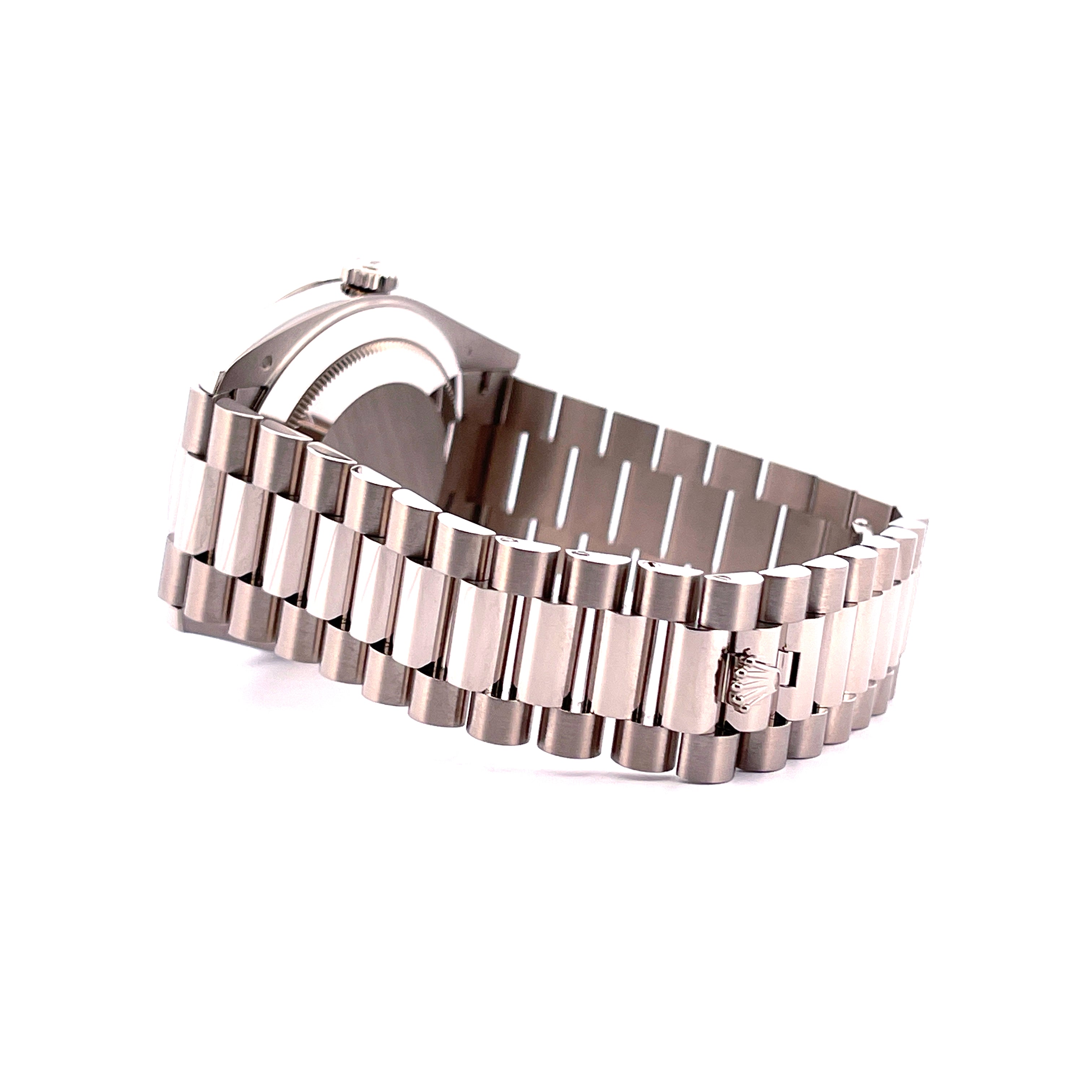 Rolex - Day-Date 40 Whitegold Meteorite Baguette Dial Diamonds / Box & Paper / Unworn / 2025 - [product_sku]