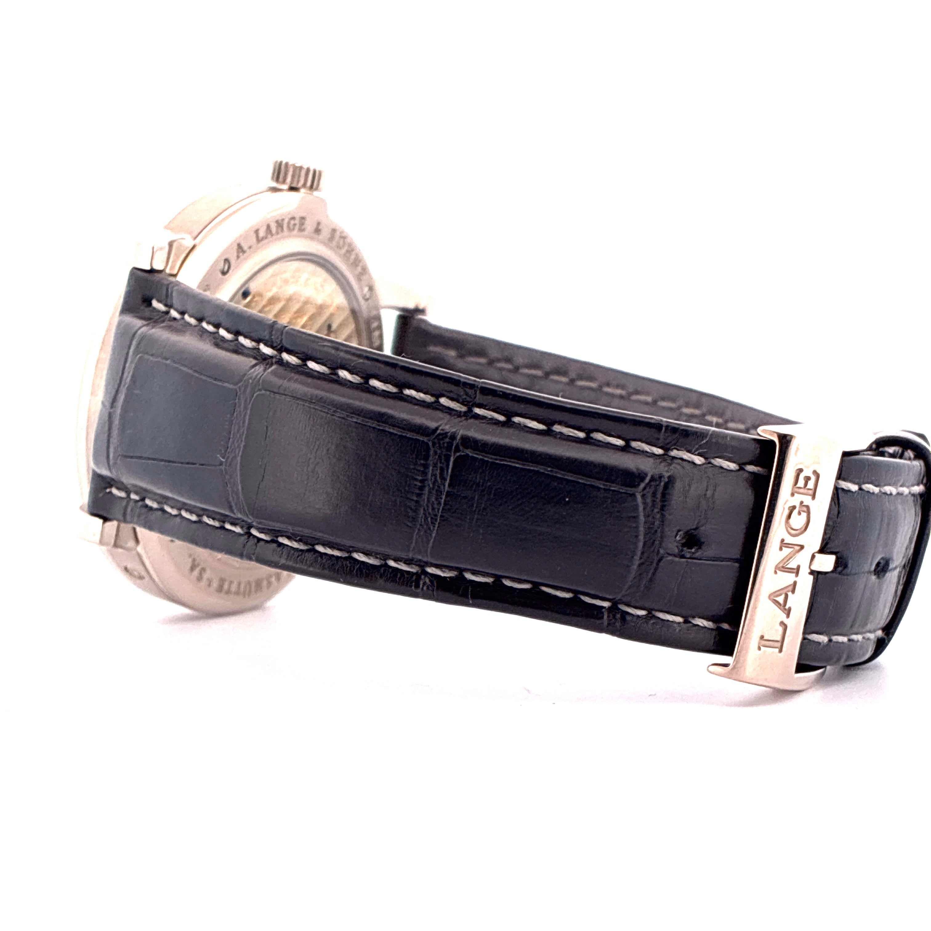 A. Lange & Söhne - Grosse Lange 1 Luna Mundi Set Grand / Premium Set / On Stock / Roségold & Whitegold / 2nd Straps / Limited Edition 101 / on stock / Full-Set / 2004 - [product_sku]
