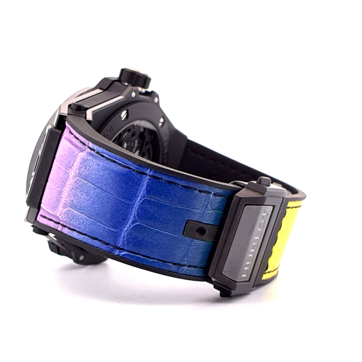 Big Bang Meca-10 / very good condt. / Rainbow strap / 10 days power reserve / skeleton / E-Warranty