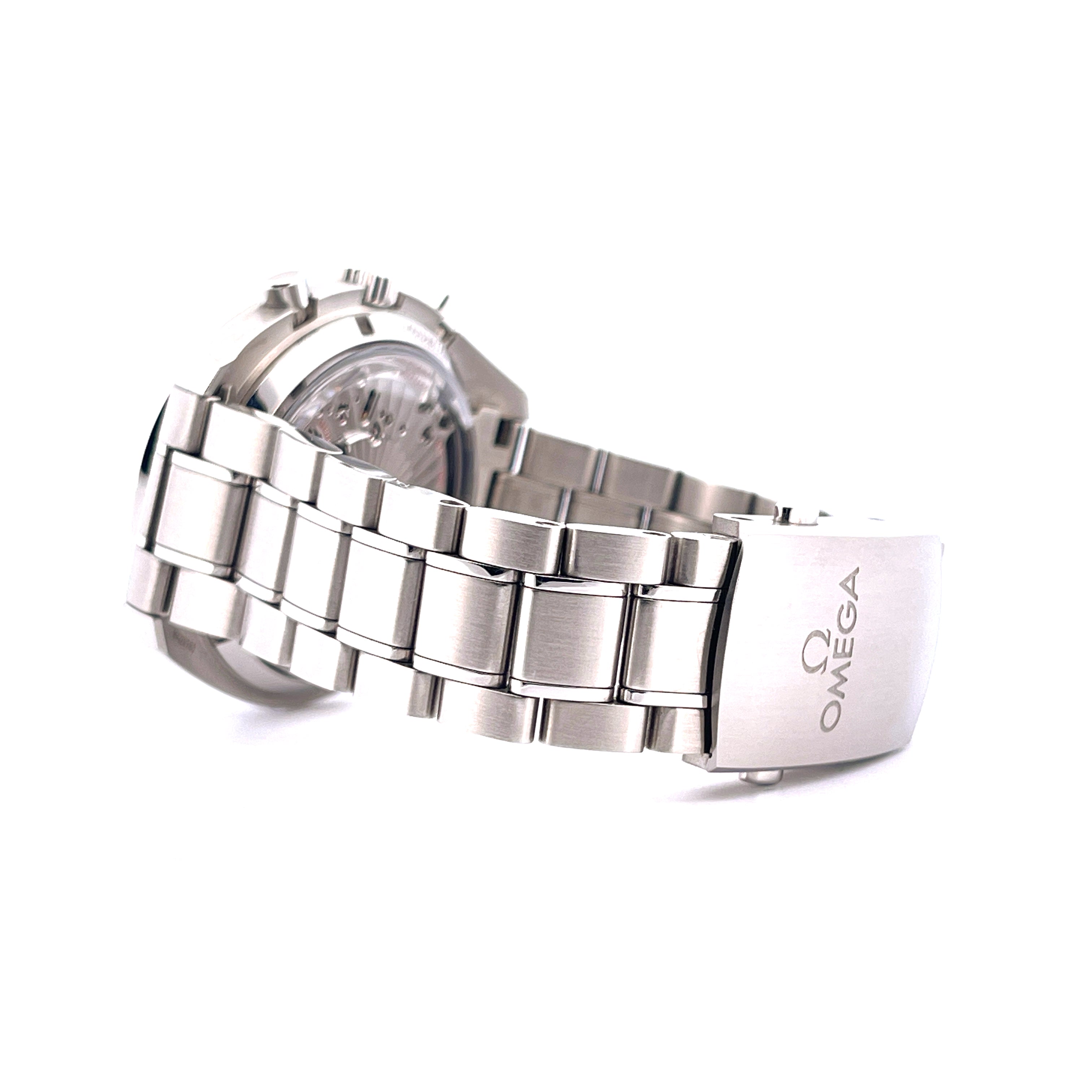 Omega Speedmaster Moonwatch Moonphase 44,25 Automatic -2018- Gehäuse Edelstahl Armband Schließe