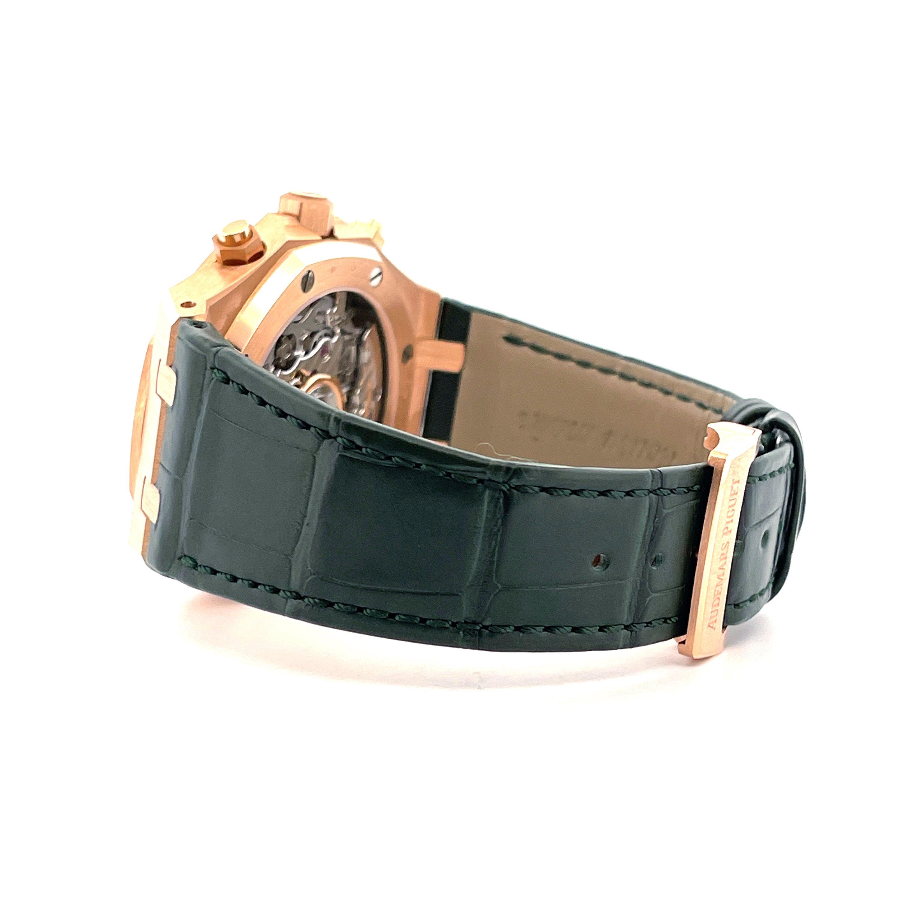 Audemars Piguet - Royal Oak Green Chronograph 26240OR Roségold / Box and Paper / premium Condition / 2025 - [product_sku]