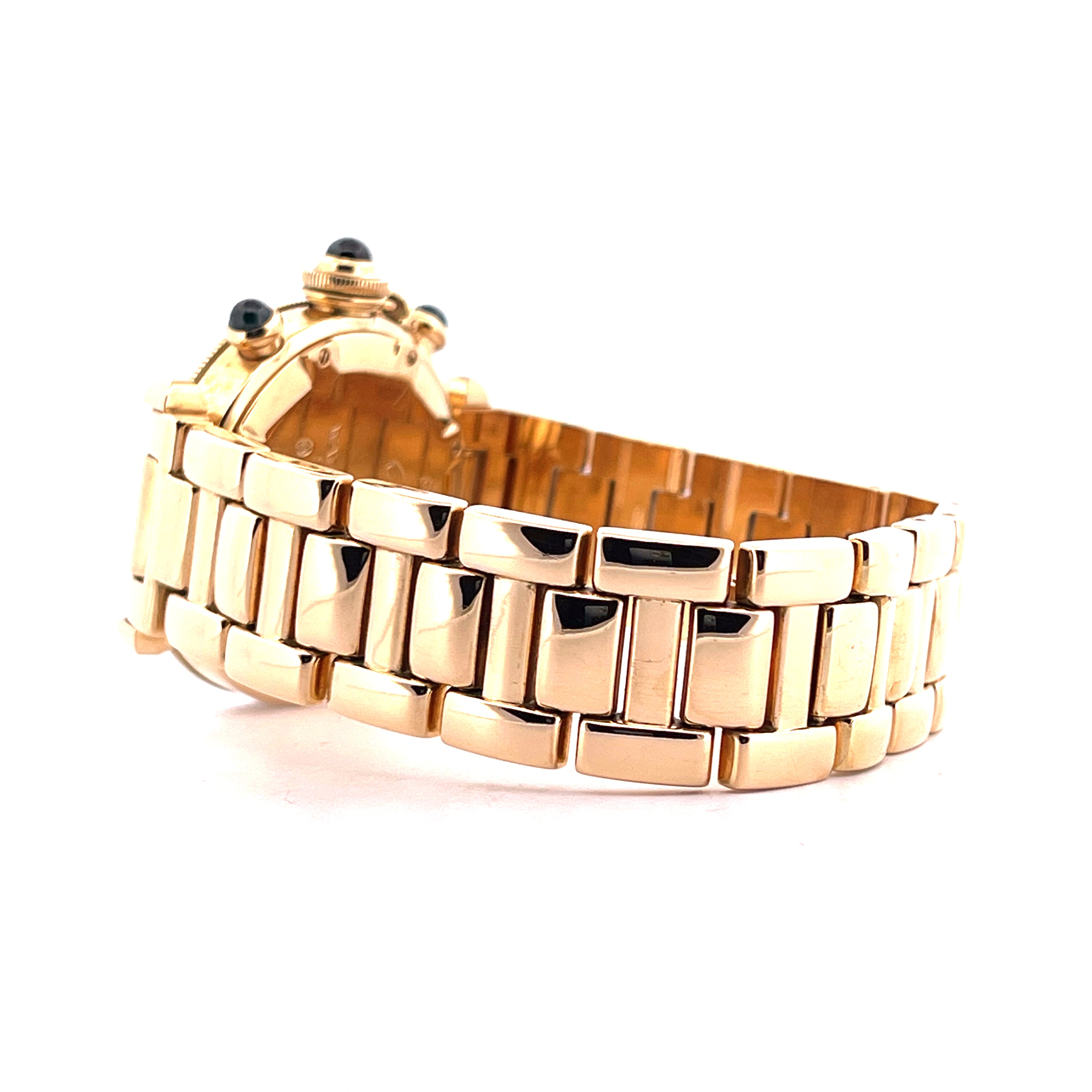 Pasha 35mm Chronograph 18k Full-Gold