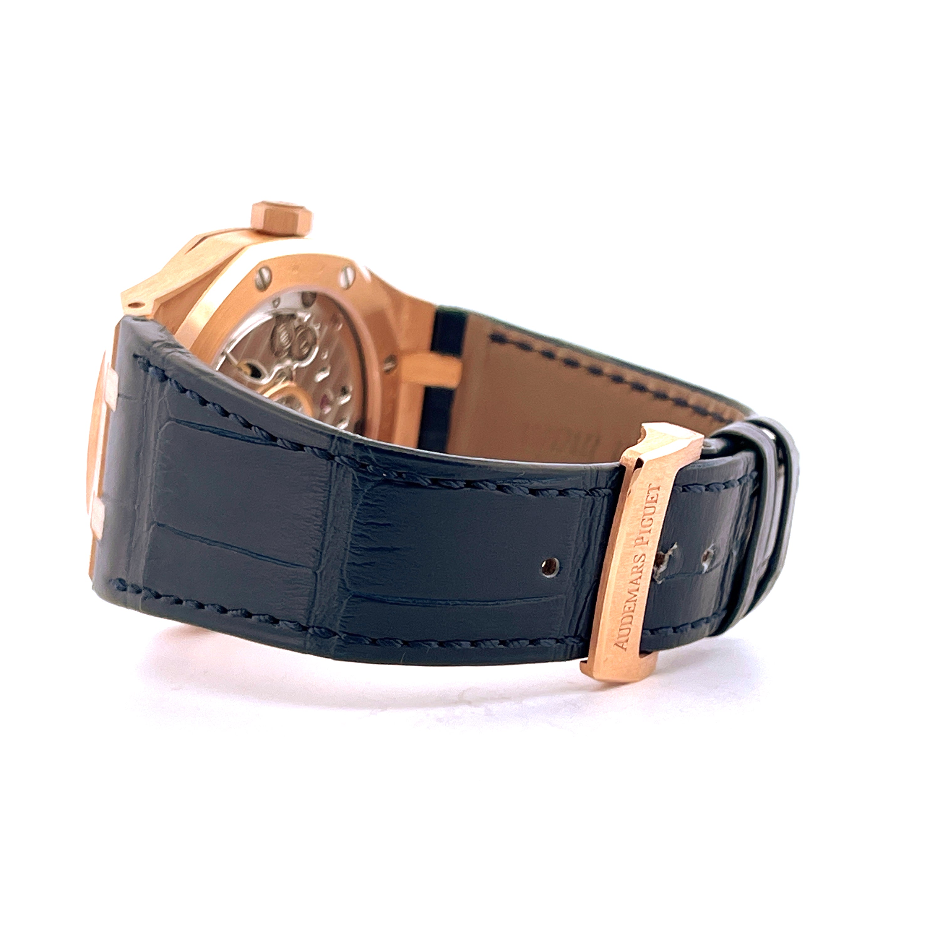 Audemars Piguet - Audemars Piguet Royal Oak Roségold BlueDial - Juwelier Spliedt